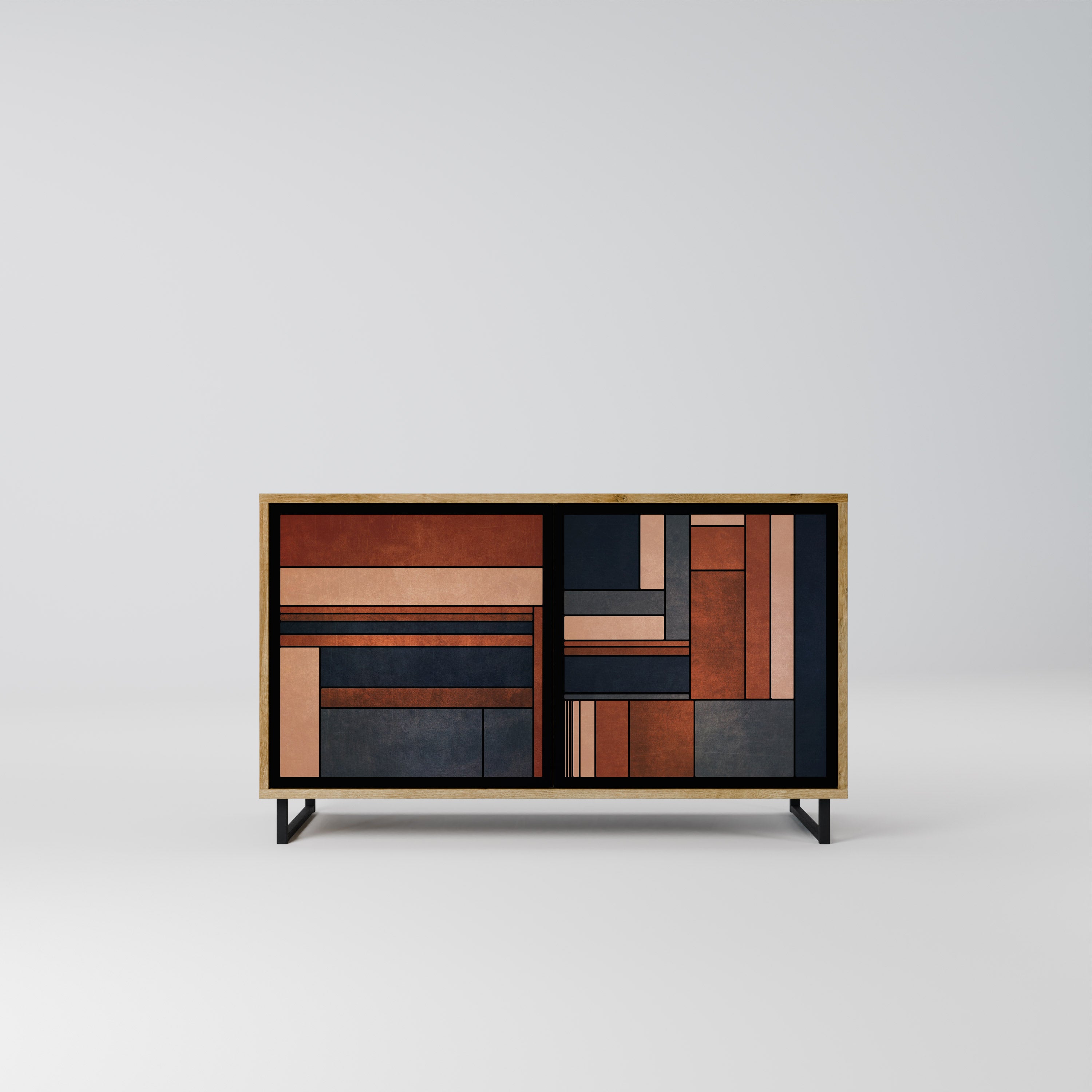 INTREPID FORMATION 2-Door Sideboard in Oak Effect