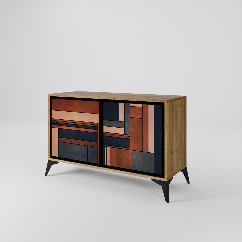 INTREPID FORMATION 2-Door Sideboard in Oak Effect
