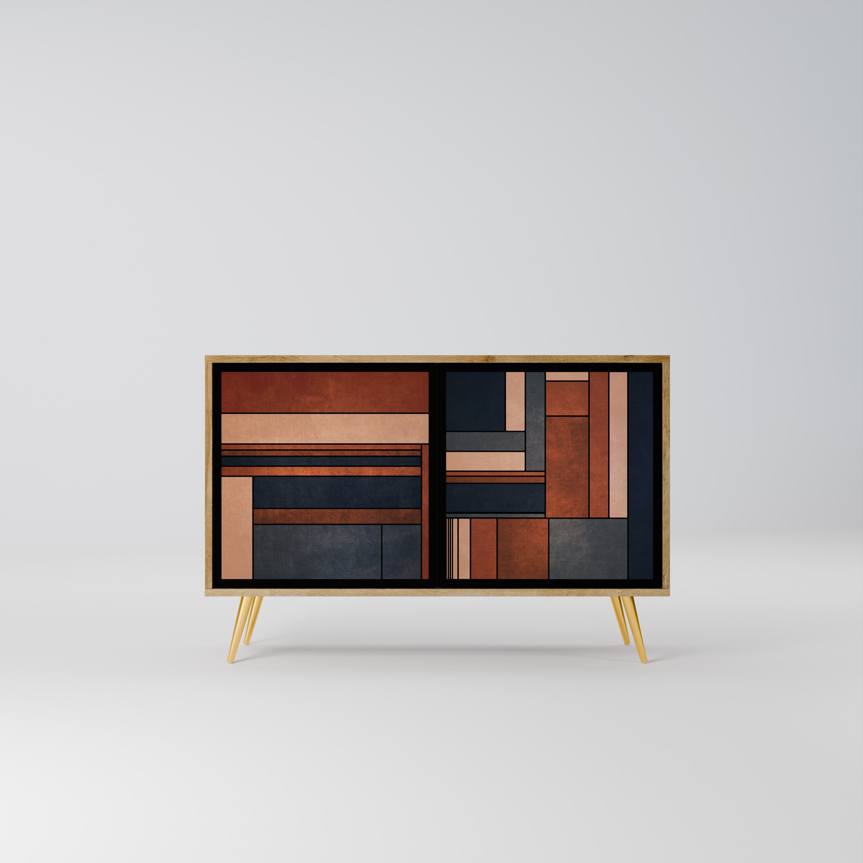 INTREPID FORMATION 2-Door Sideboard in Oak Effect