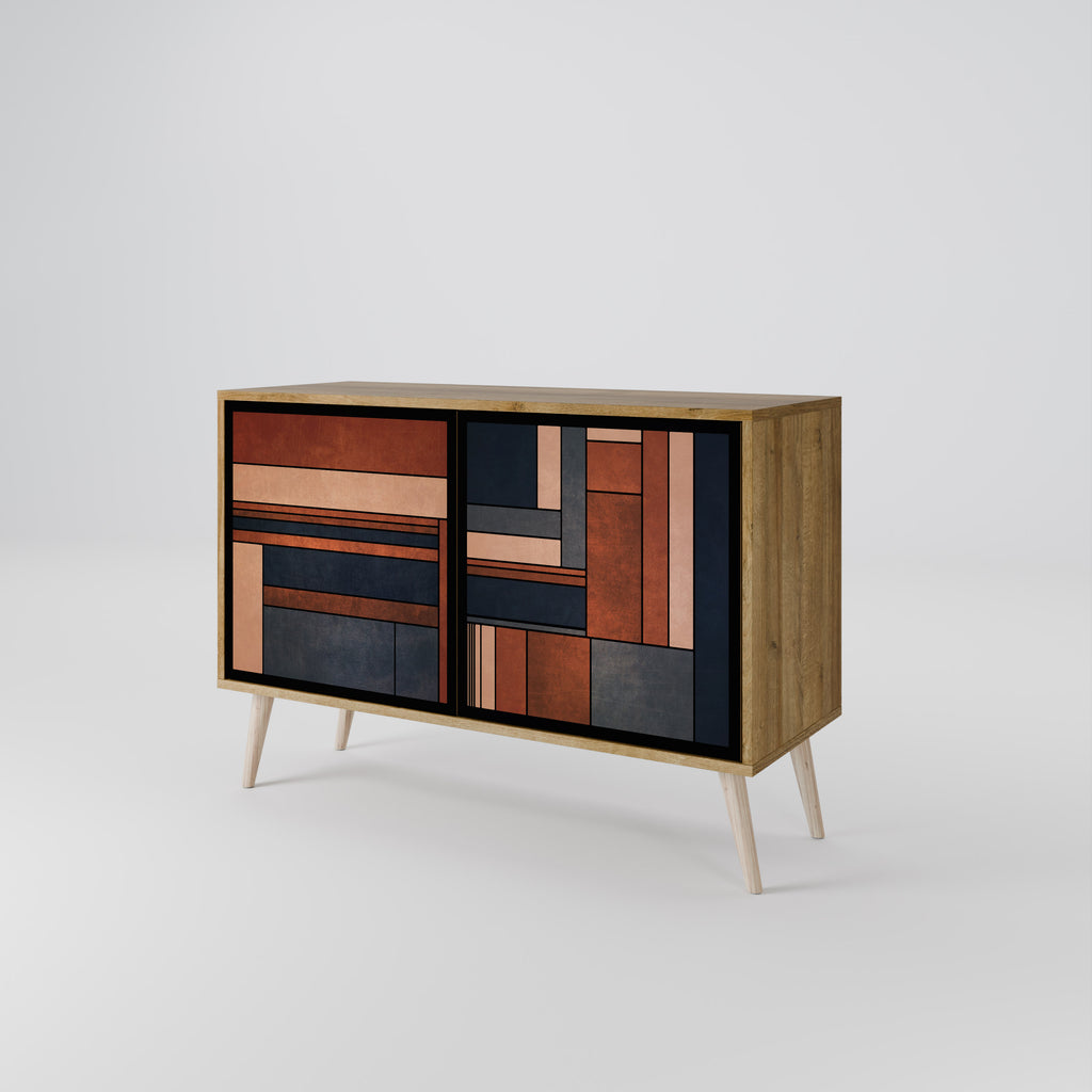 INTREPID FORMATION 2-Door Sideboard in Oak Effect