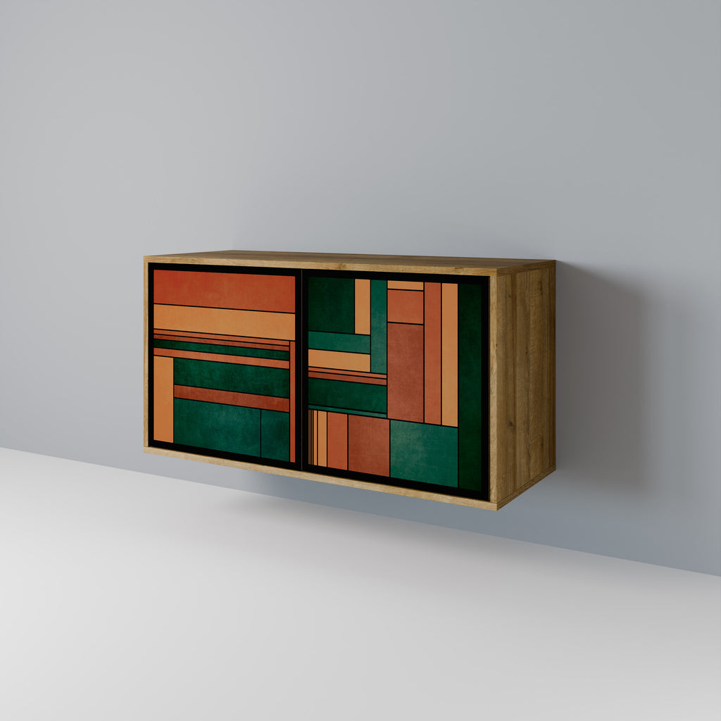 EARTHY FIGURES 2-Door Sideboard in Oak Effect