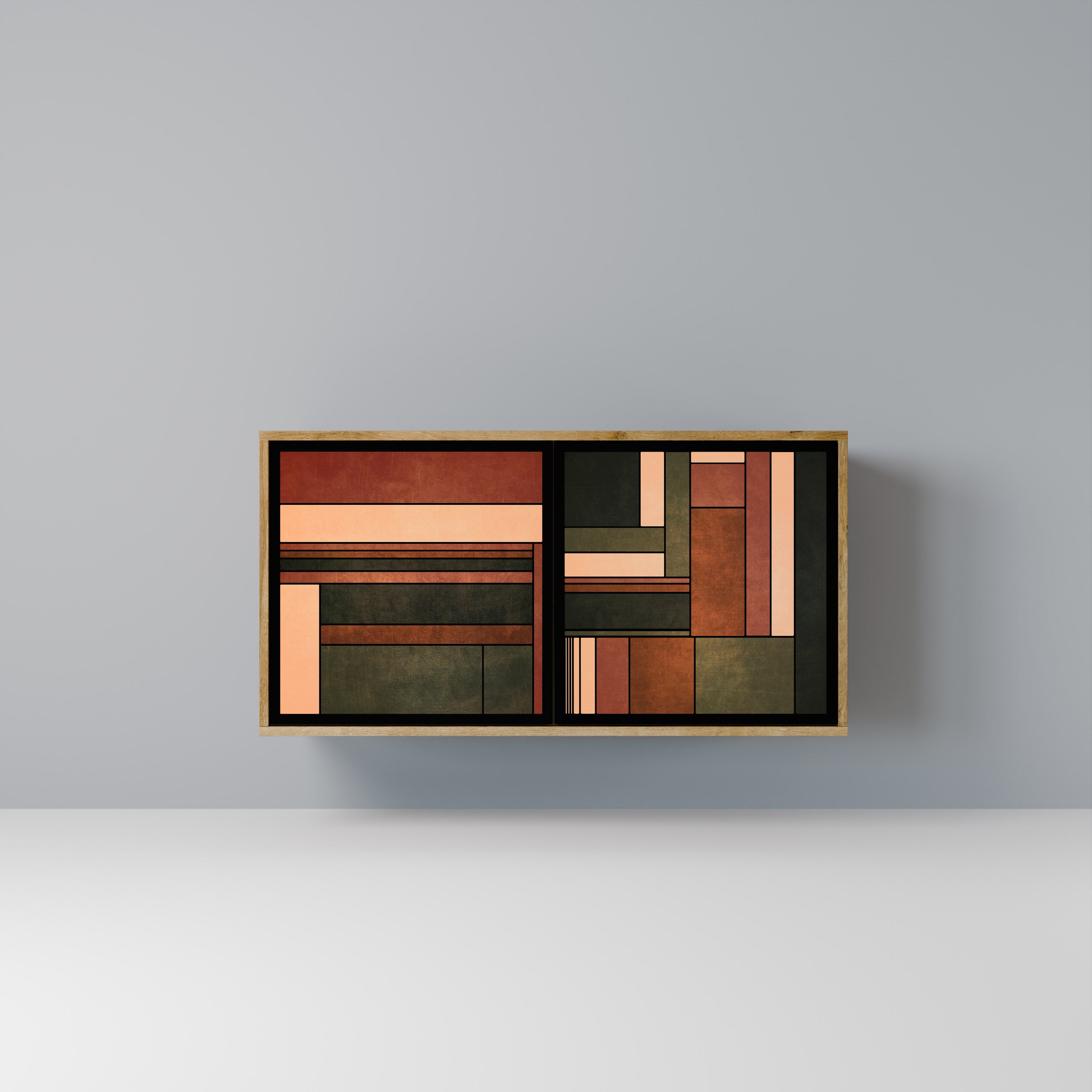 FIGURES OF NATURE 2-Door Sideboard in Oak Effect