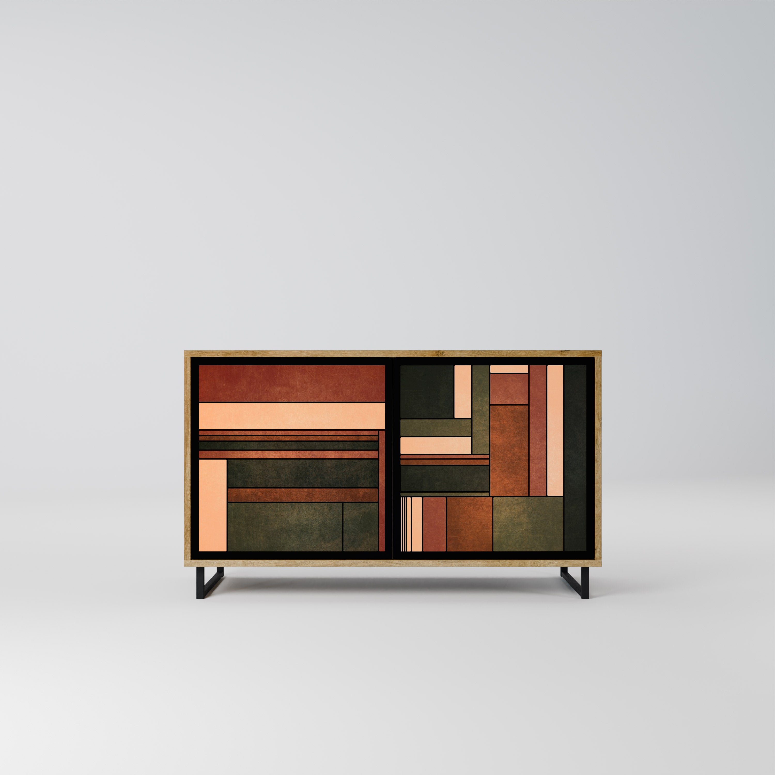 FIGURES OF NATURE 2-Door Sideboard in Oak Effect