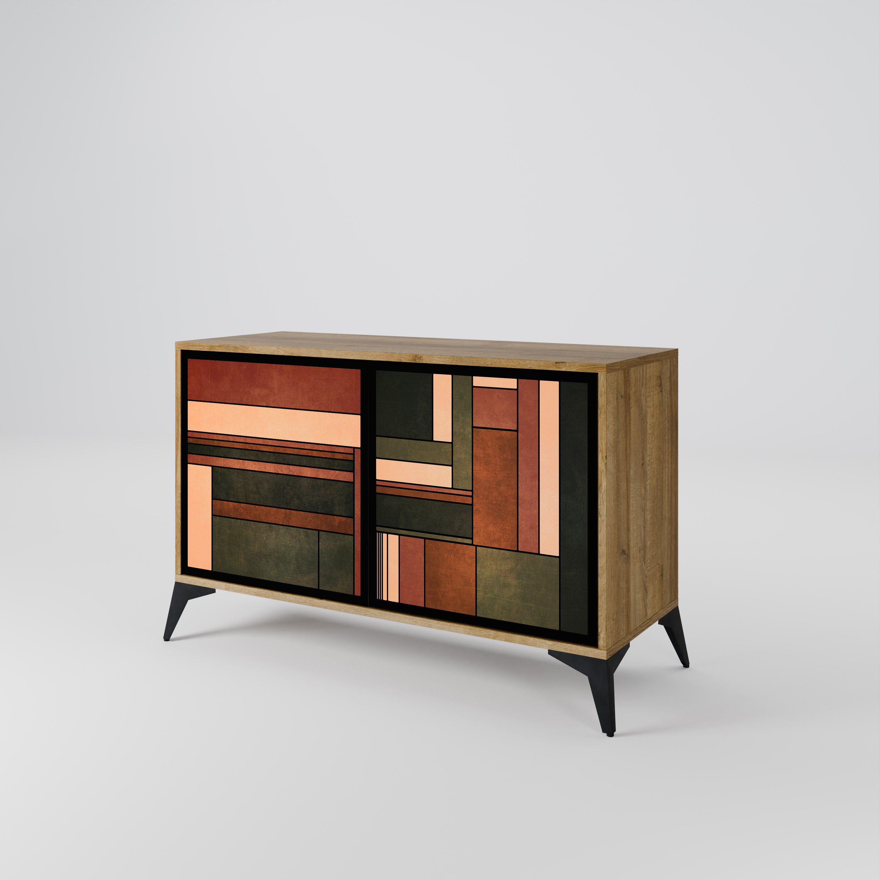FIGURES OF NATURE 2-Door Sideboard in Oak Effect