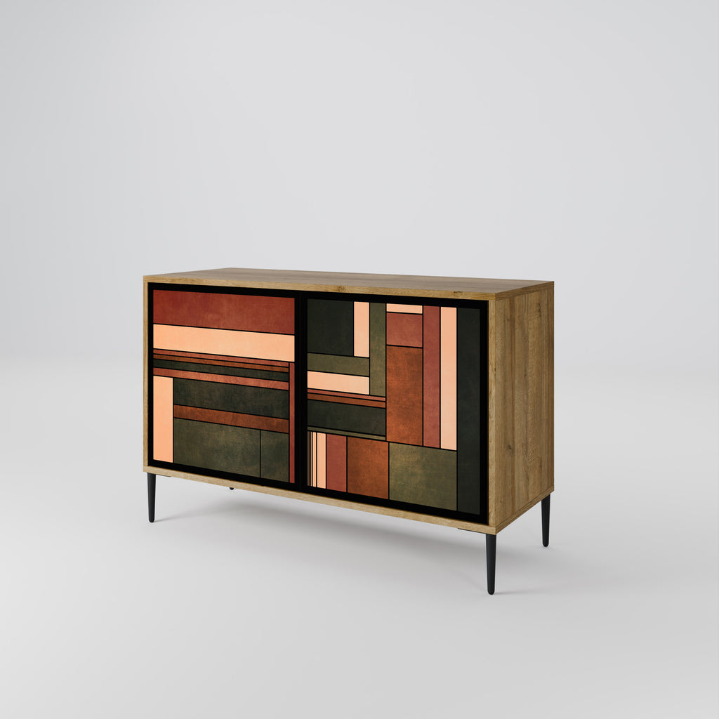 FIGURES OF NATURE 2-Door Sideboard in Oak Effect