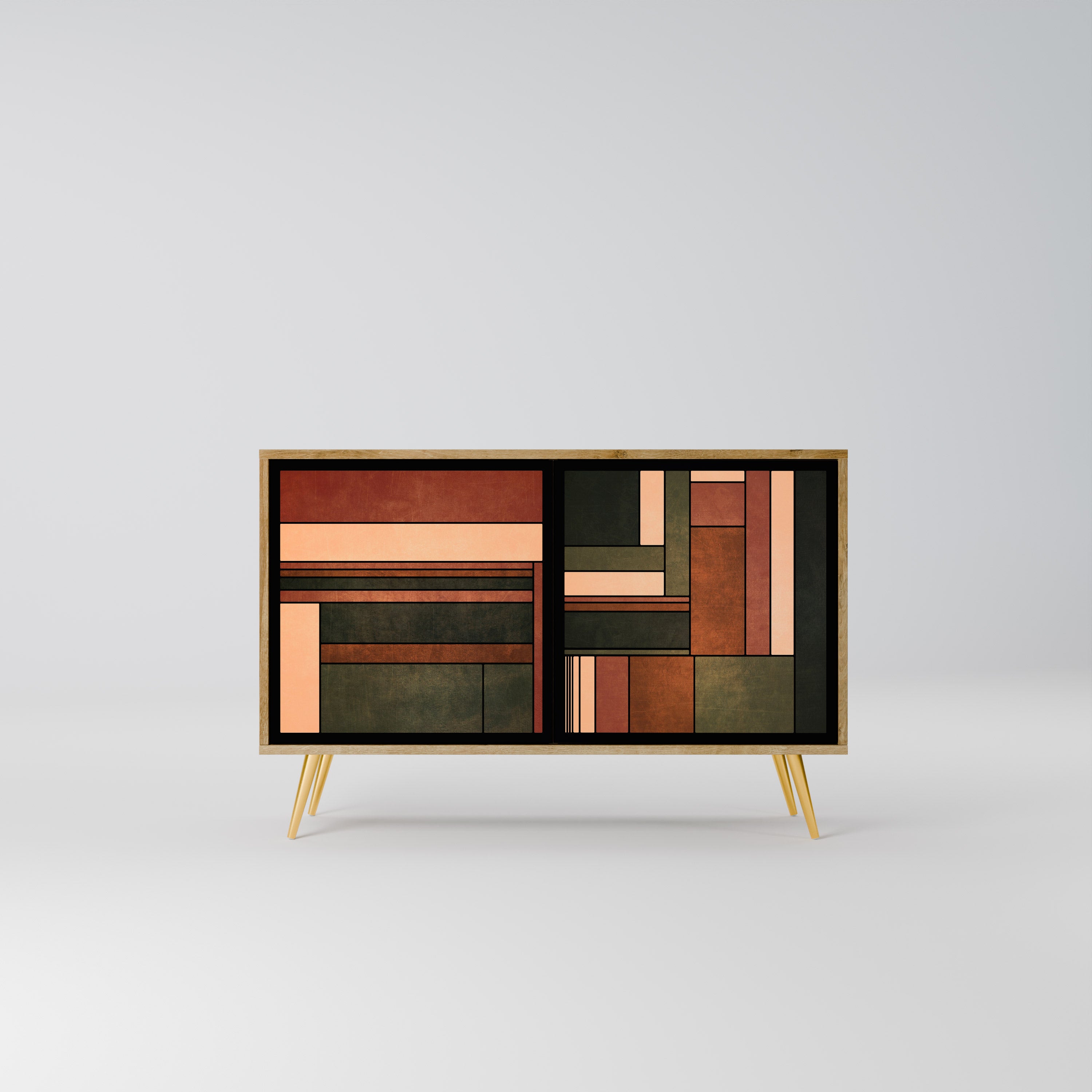 FIGURES OF NATURE 2-Door Sideboard in Oak Effect