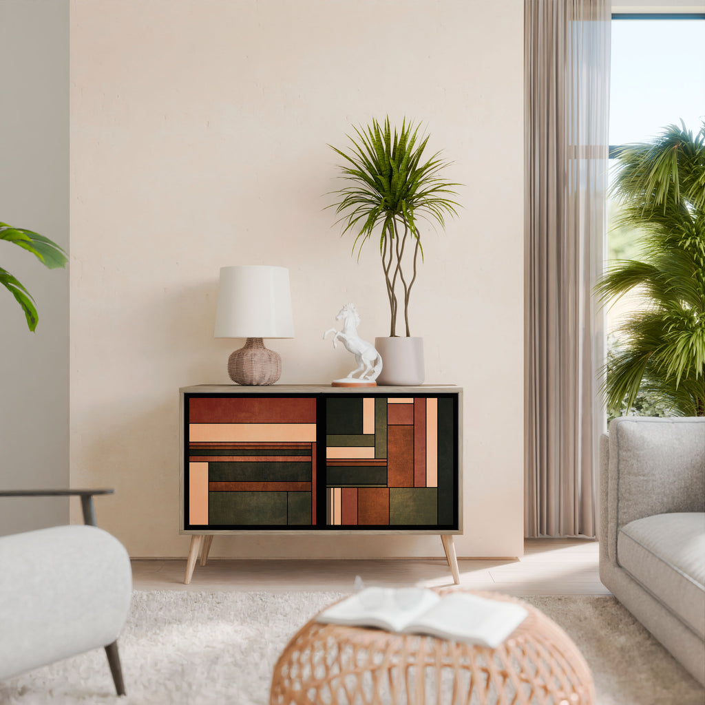 FIGURES OF NATURE 2-Door Sideboard in Oak Effect