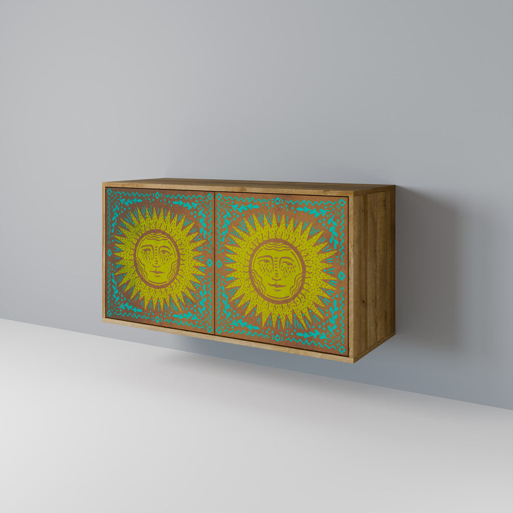 SUNSHINE EULOGY 2-Door Sideboard in Oak Effect