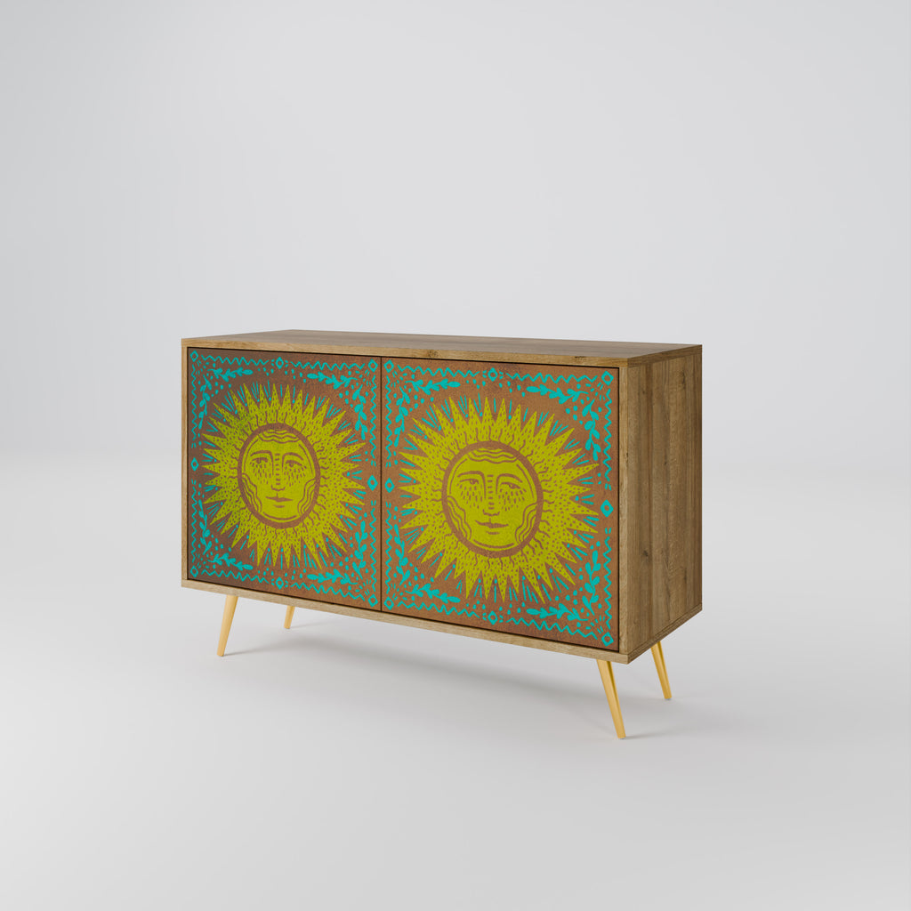 SUNSHINE EULOGY 2-Door Sideboard in Oak Effect
