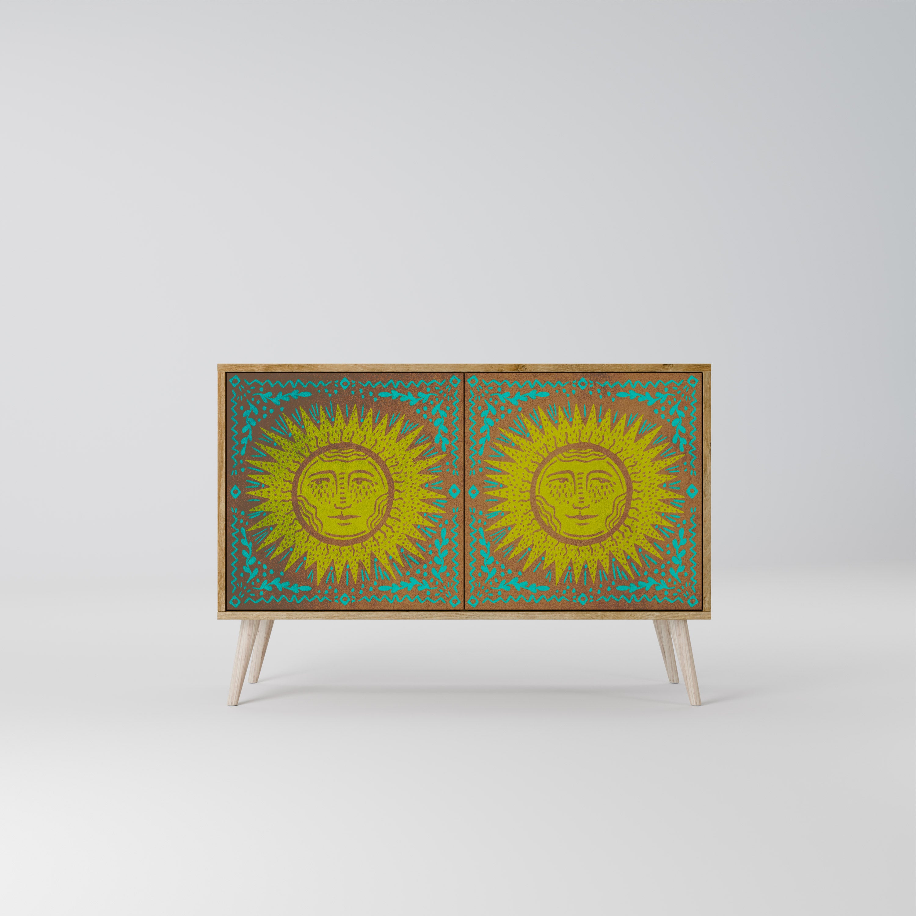 SUNSHINE EULOGY 2-Door Sideboard in Oak Effect