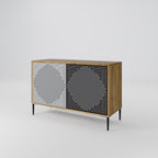 POLYGON ILLUSION 2-Door Sideboard in Oak Effect