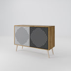 POLYGON ILLUSION 2-Door Sideboard in Oak Effect