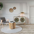 GREEN CIRCLES Aparador de 2 Puertas