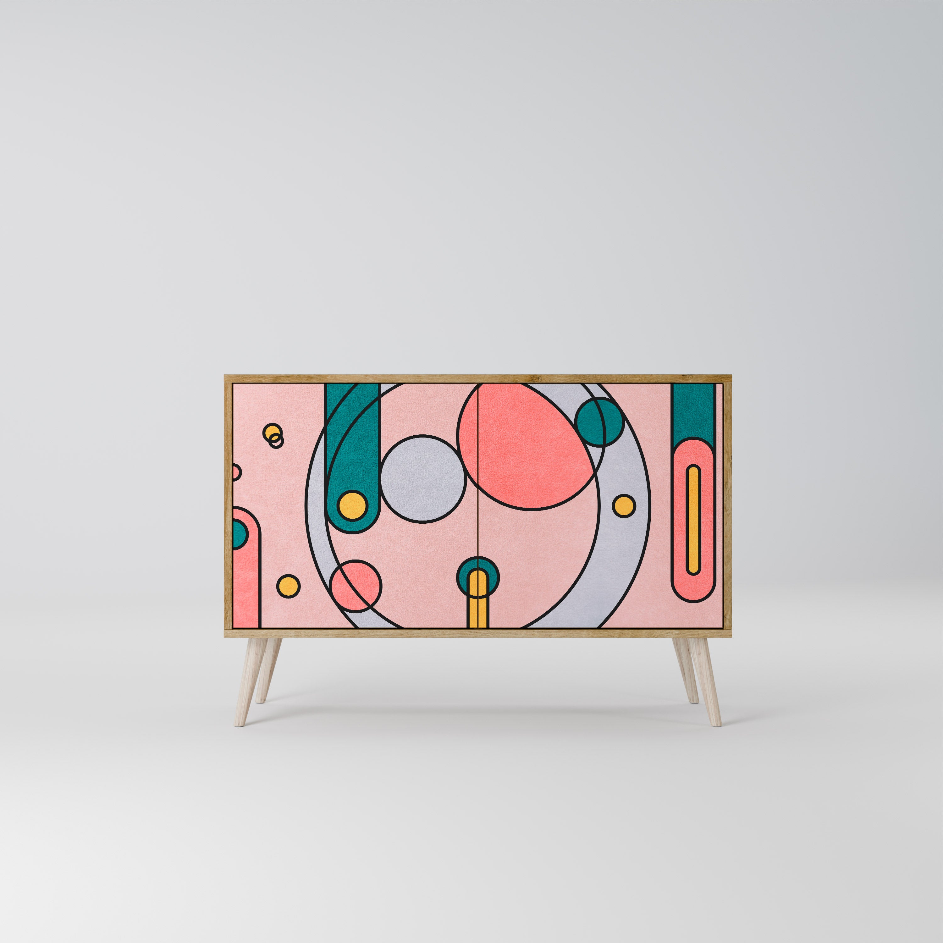 GOSSAMER ECHOES 2-Door Sideboard in Oak Effect