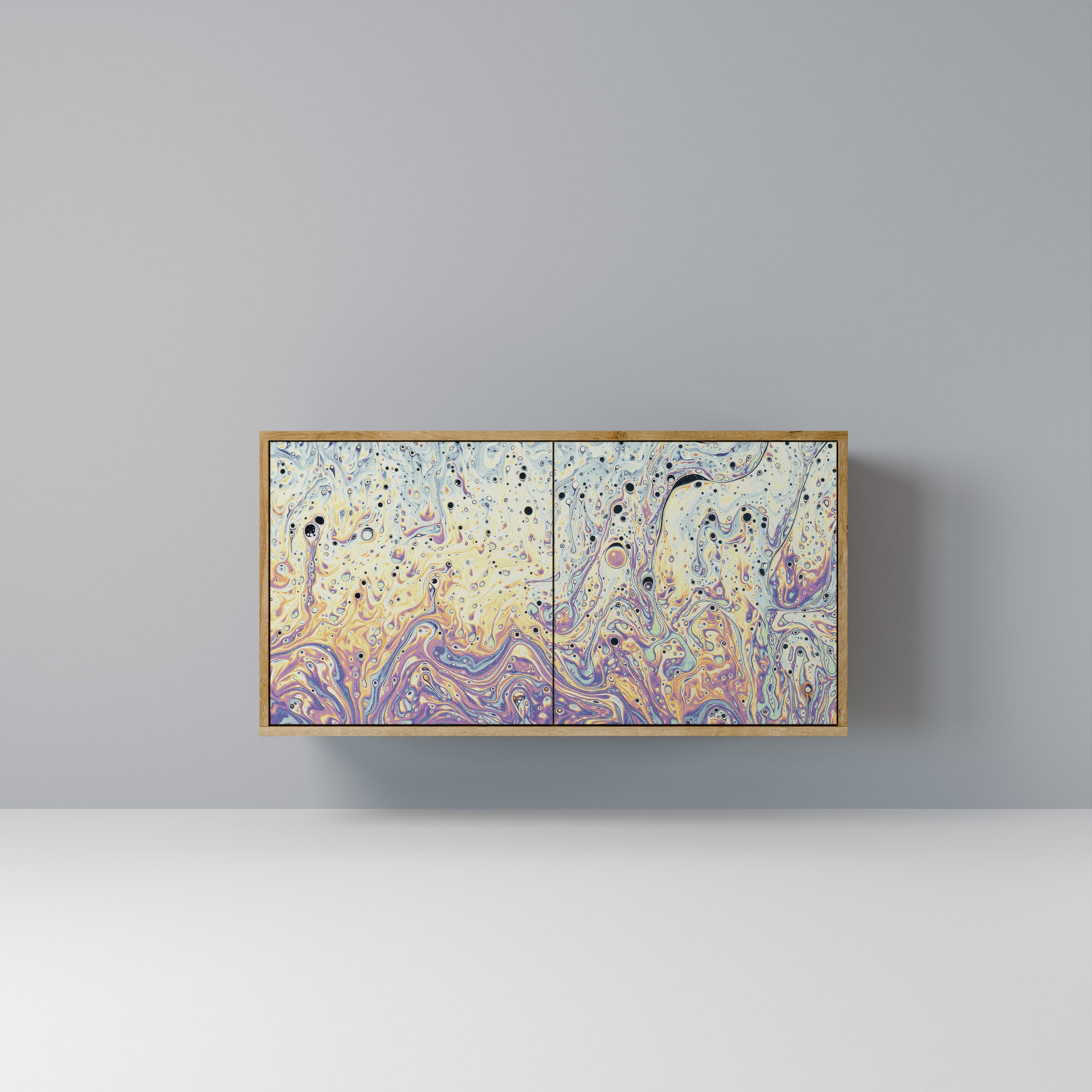 MOSAIC OF COLORS 2-Door Sideboard in Oak Effect