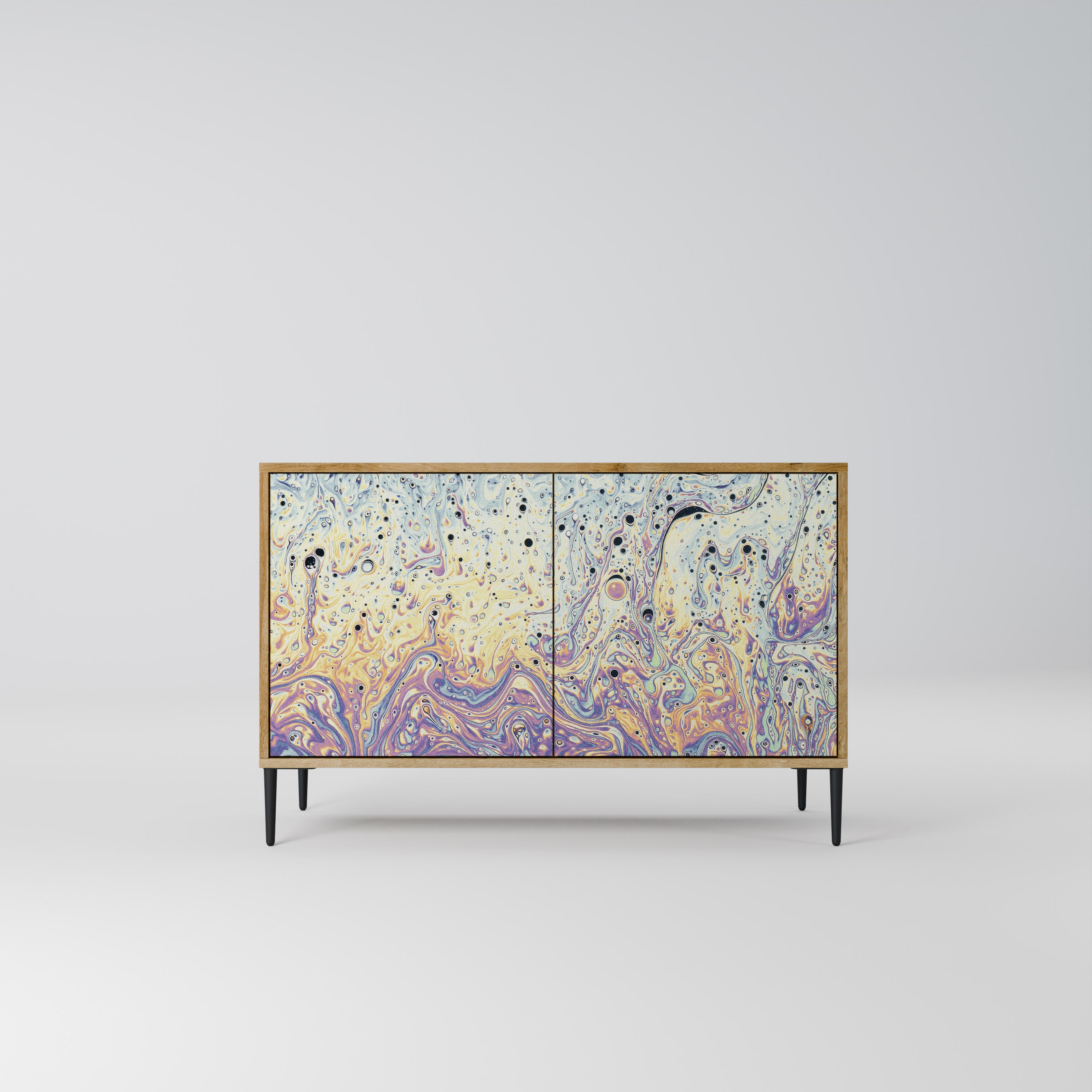 MOSAIC OF COLORS 2-Door Sideboard in Oak Effect