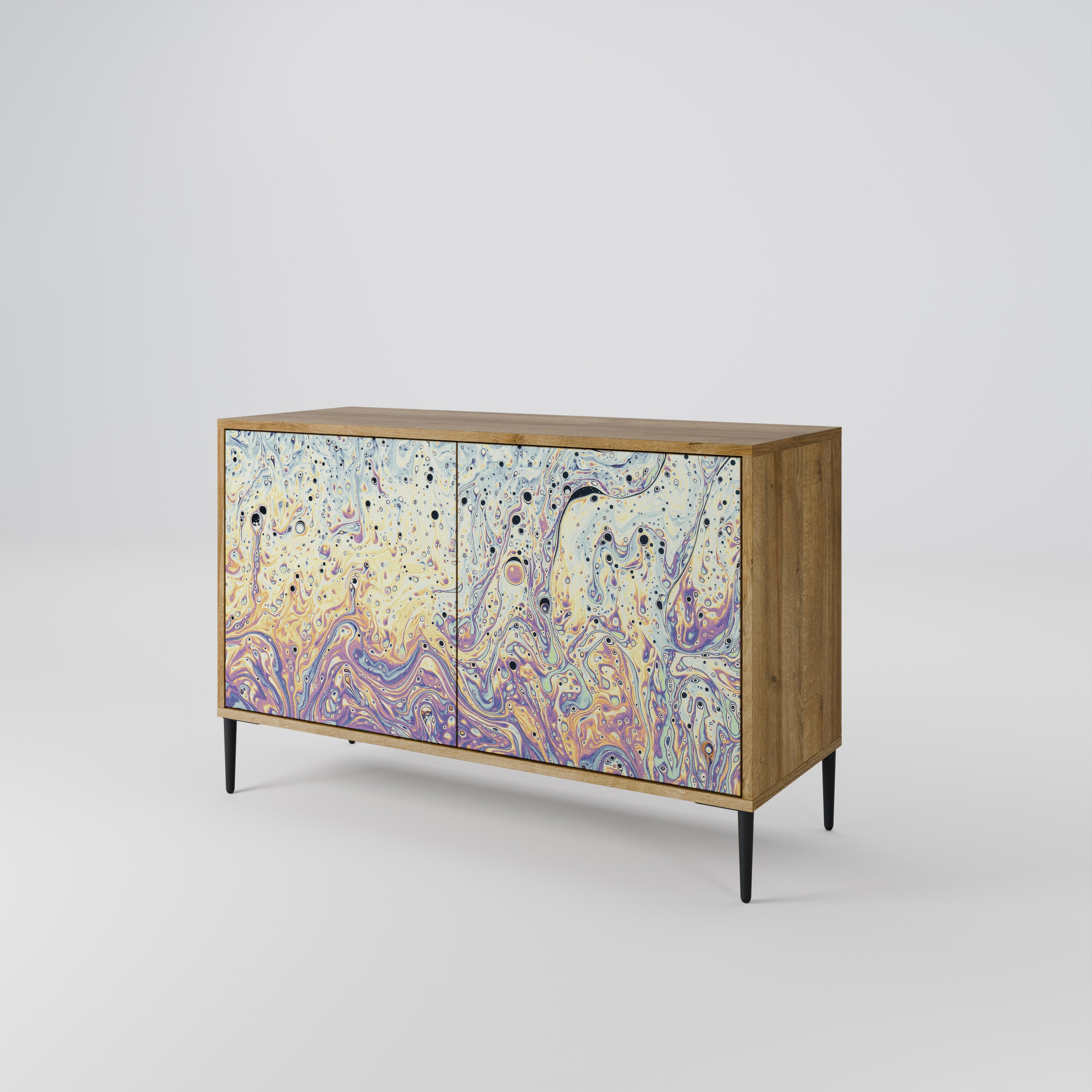 MOSAIC OF COLORS 2-Door Sideboard in Oak Effect