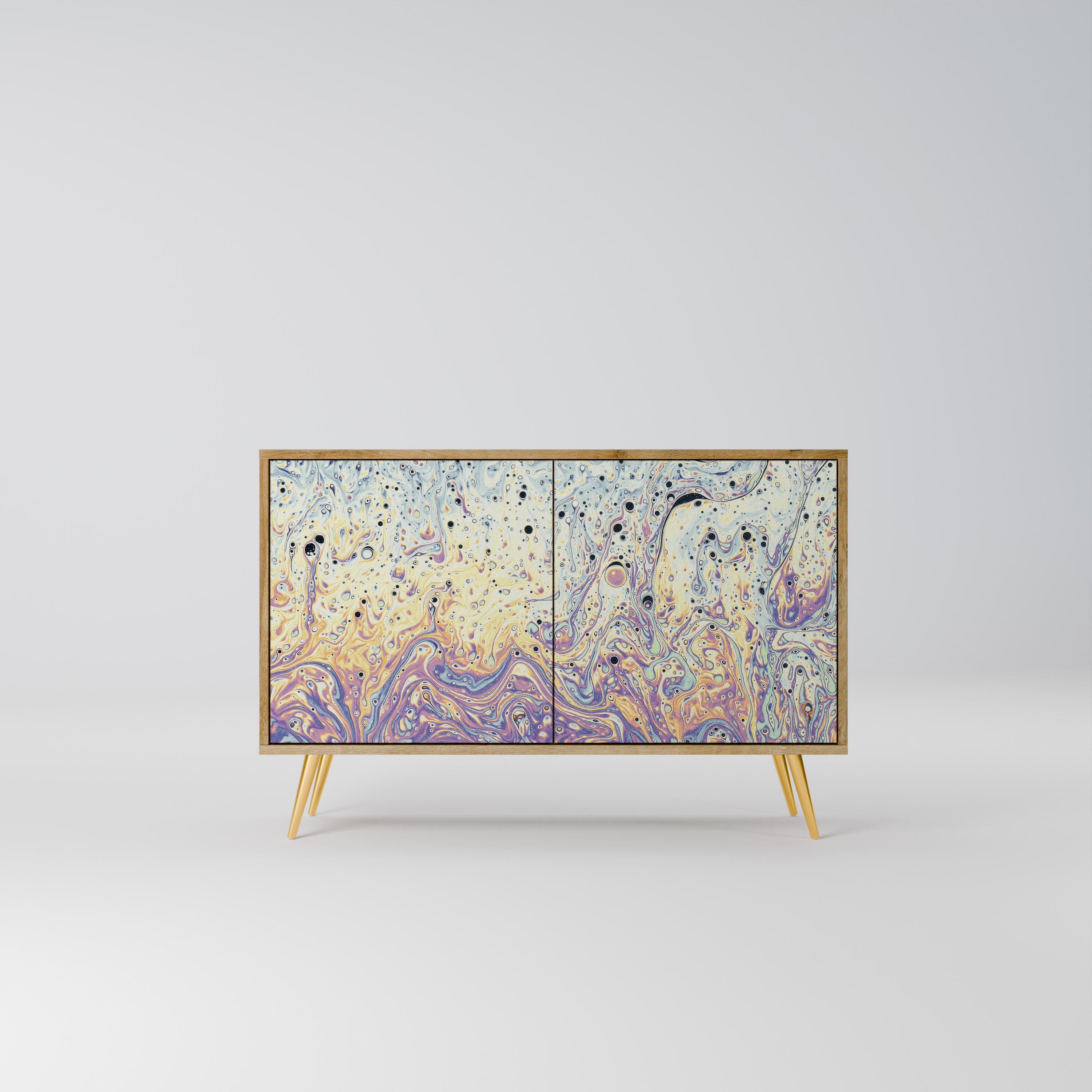 MOSAIC OF COLORS 2-Door Sideboard in Oak Effect