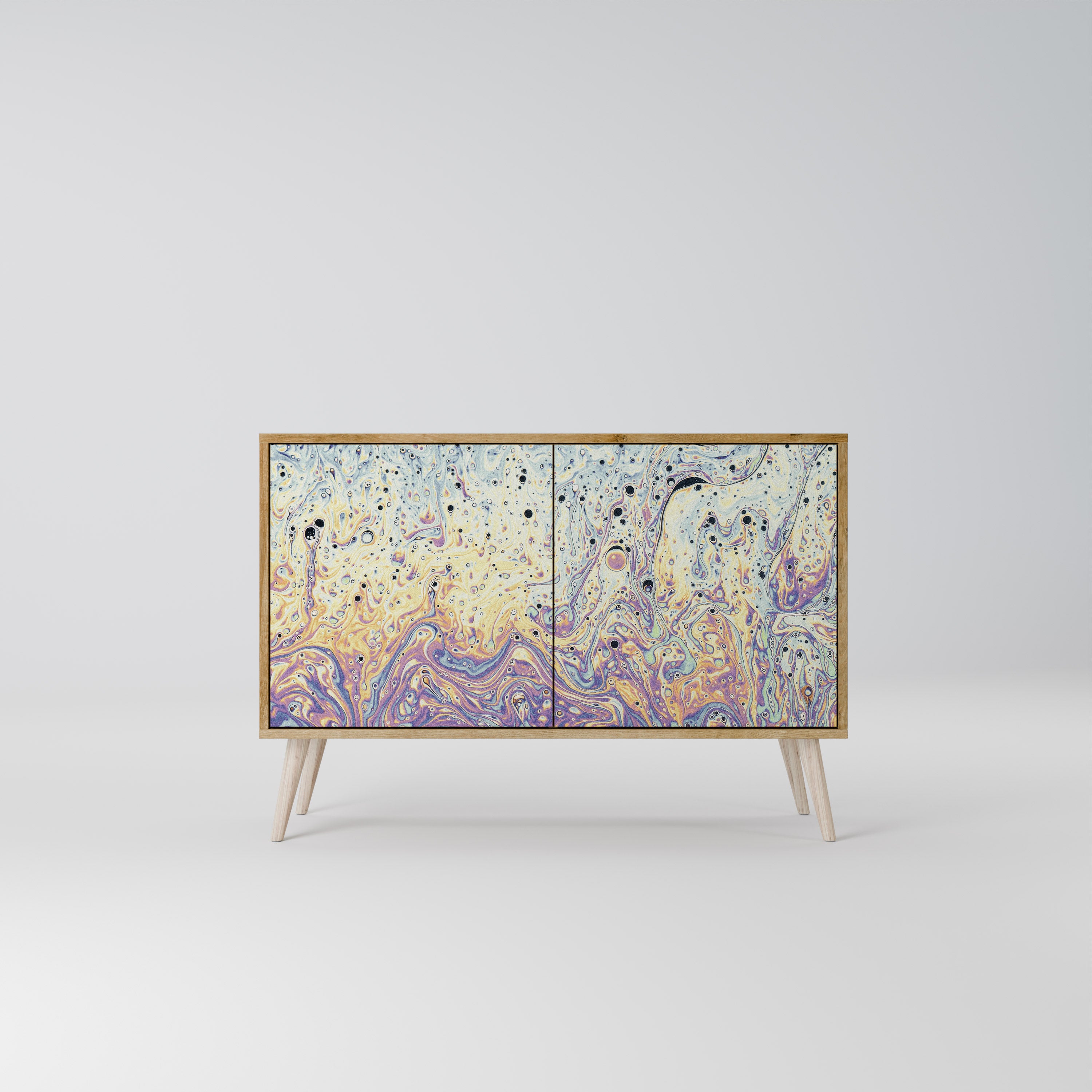 MOSAIC OF COLORS 2-Door Sideboard in Oak Effect