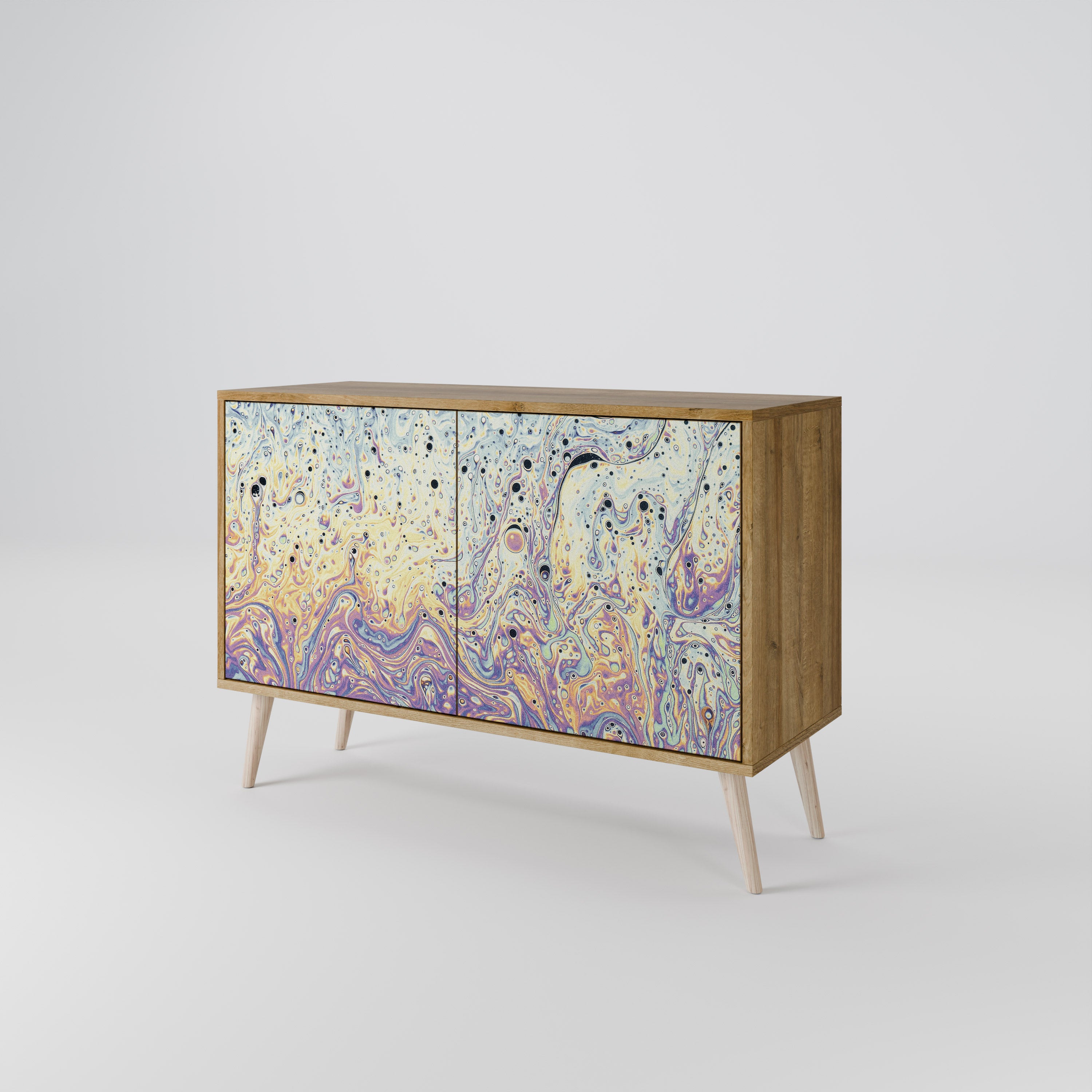 MOSAIC OF COLORS 2-Door Sideboard in Oak Effect