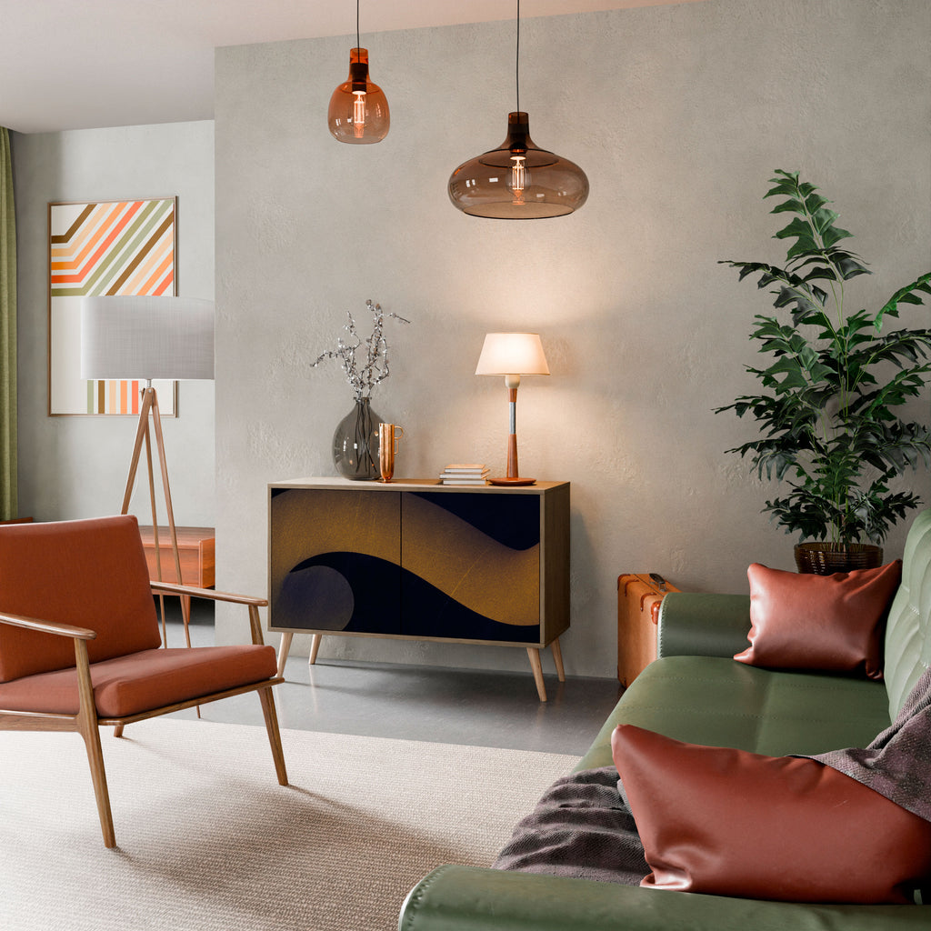 HOLLOW TIME 2-Door Sideboard in Oak Effect