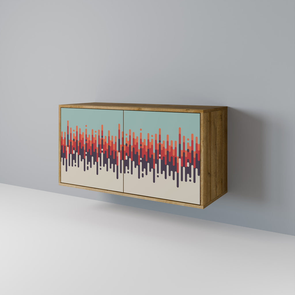 CHROMA CONTOURS 2-Door Sideboard in Oak Effect