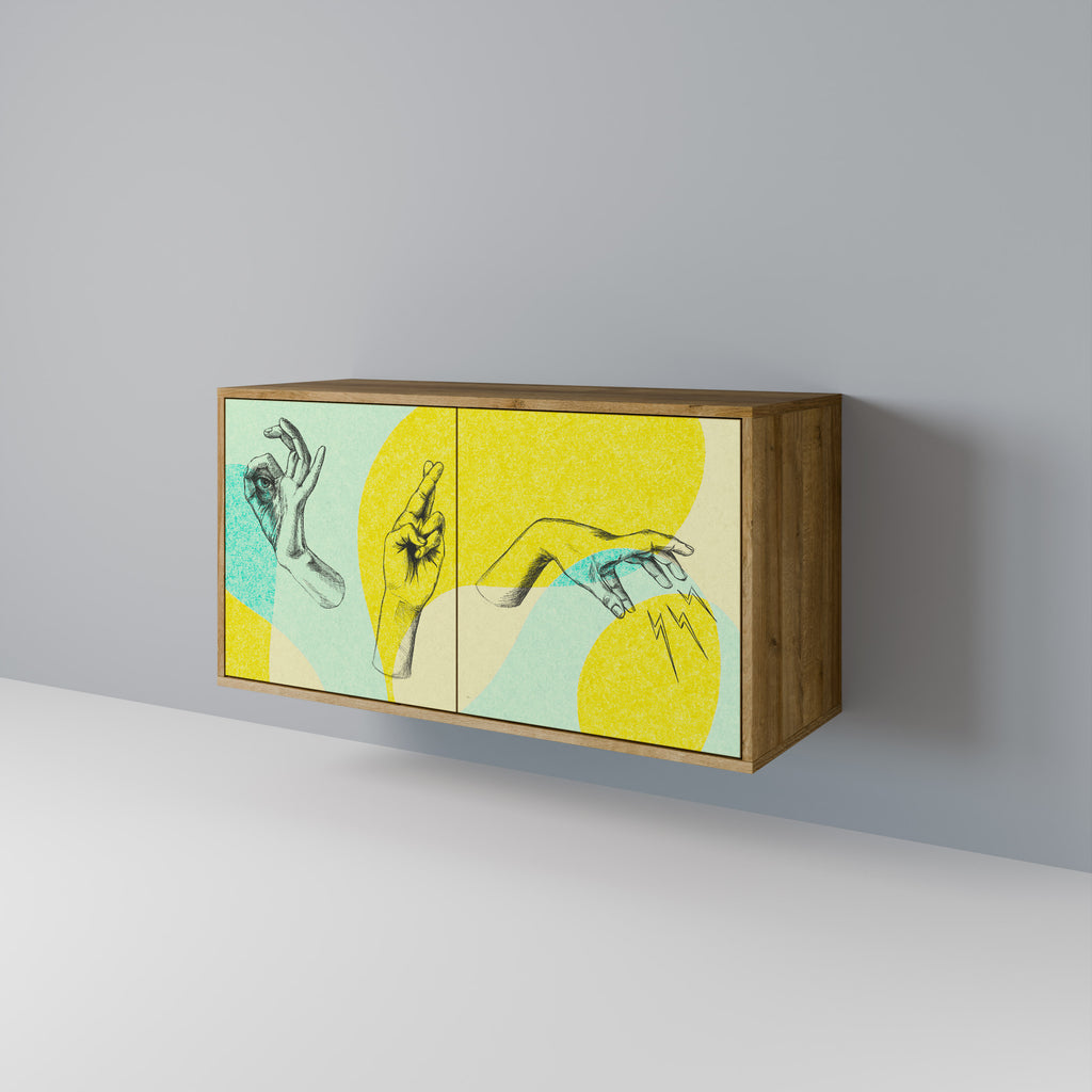 BODY LANGUAGE 2-Door Sideboard in Oak Effect