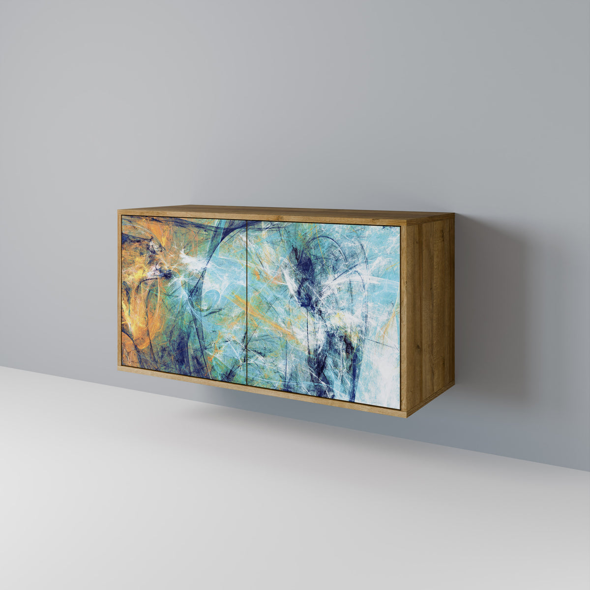 ABSTRACT THOUGHTS Aparador de 2 Puertas