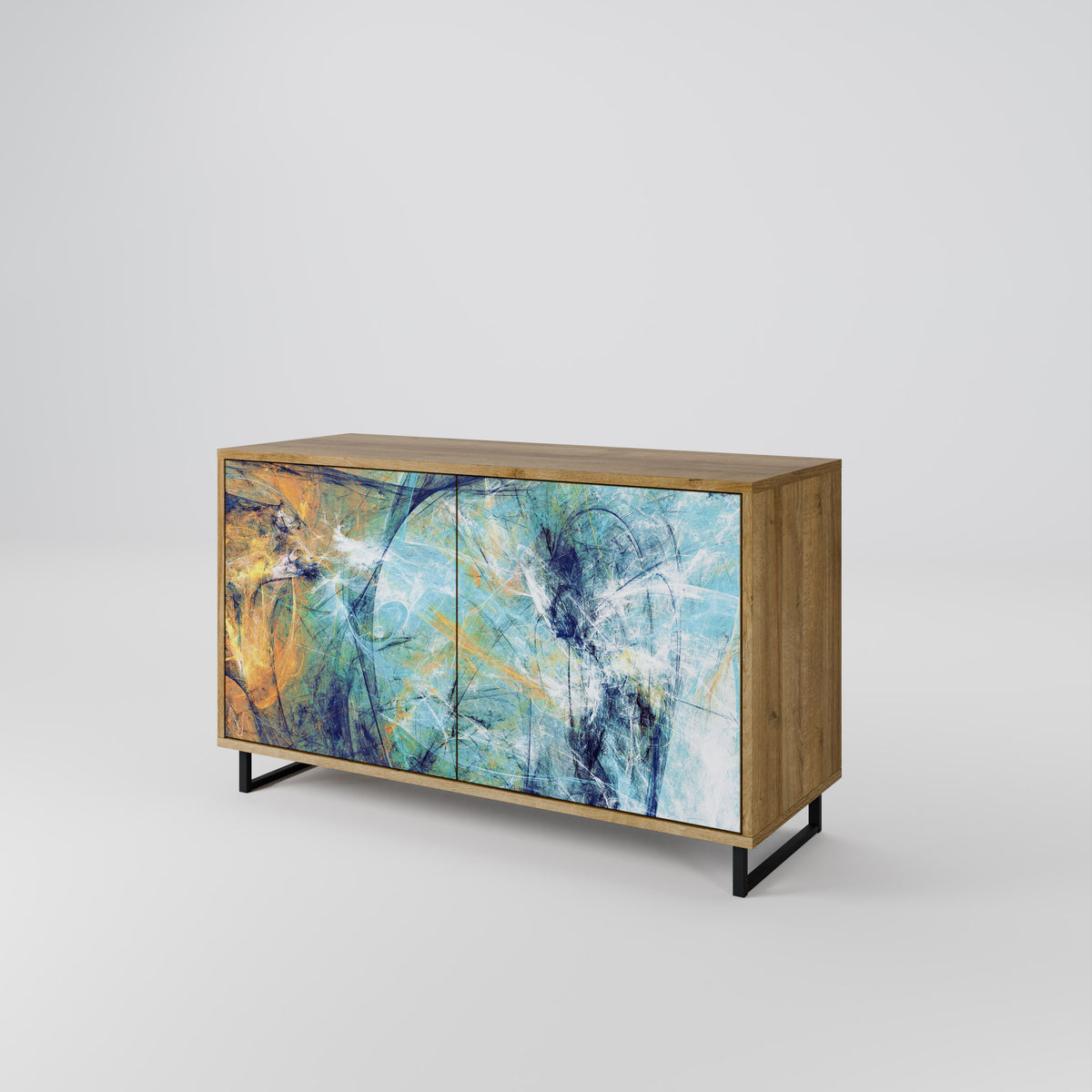 ABSTRACT THOUGHTS Aparador de 2 Puertas