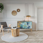 ABSTRACT THOUGHTS Aparador de 2 Puertas