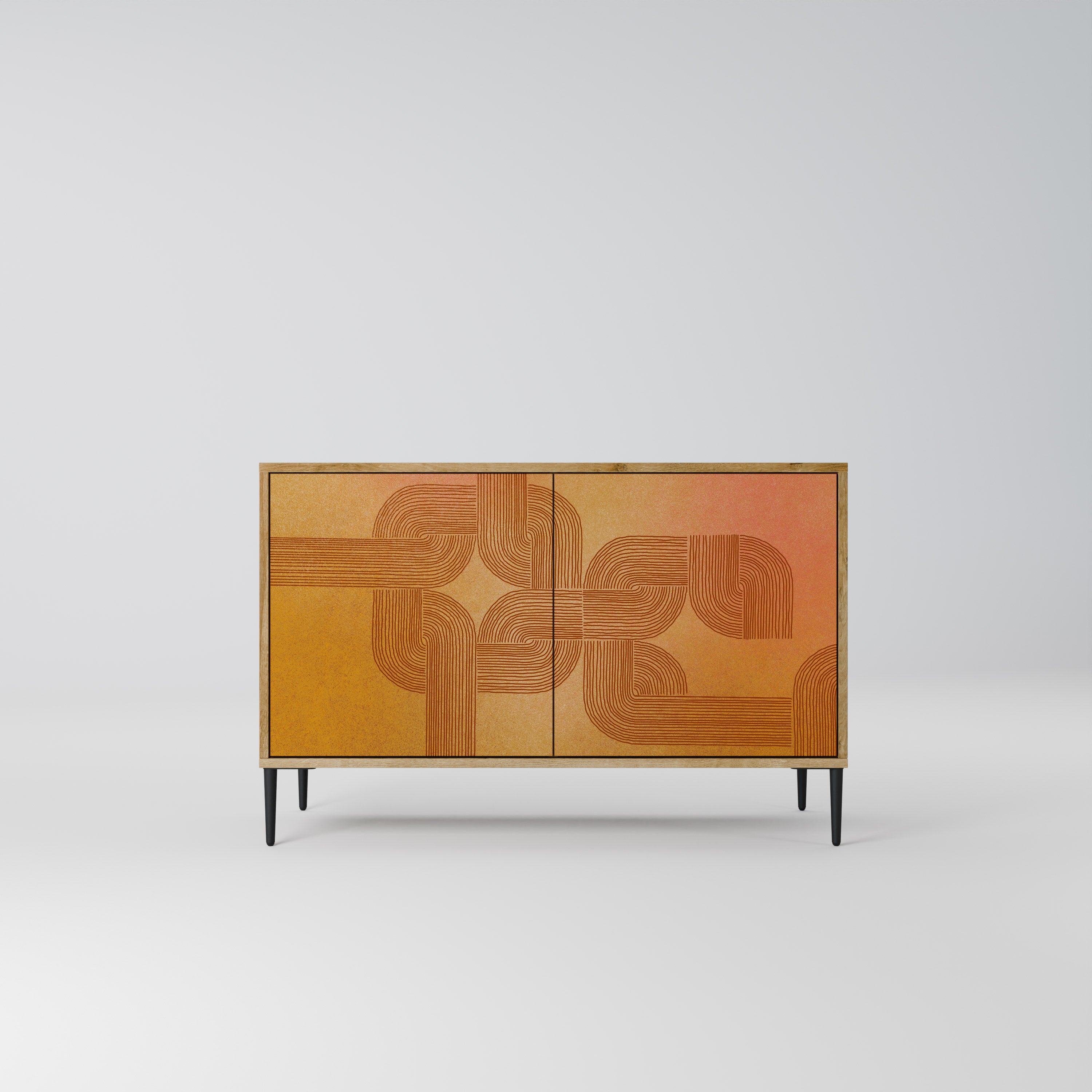 STRENGTHENING RELATION 2-Door Sideboard in Oak Effect