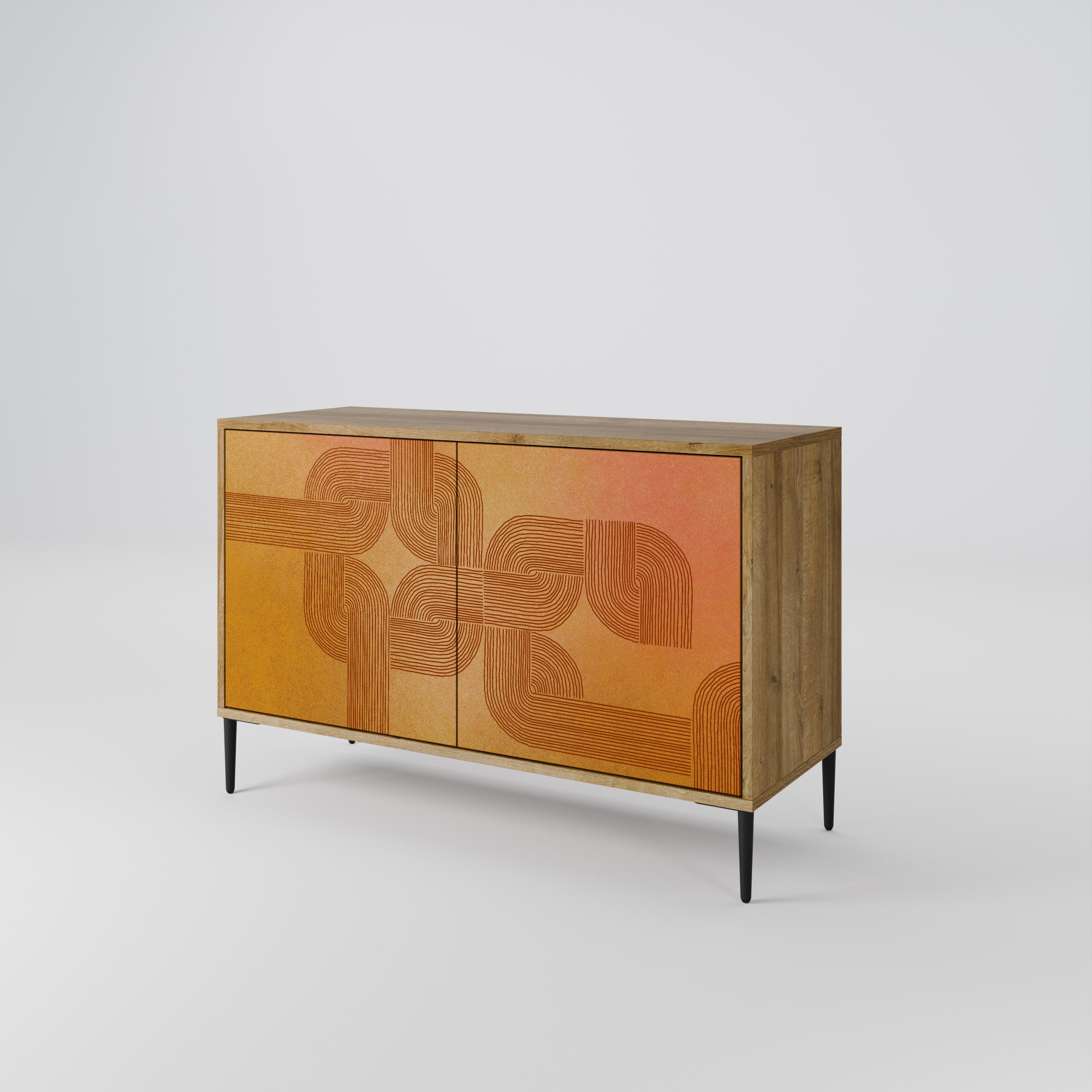STRENGTHENING RELATION 2-Door Sideboard in Oak Effect