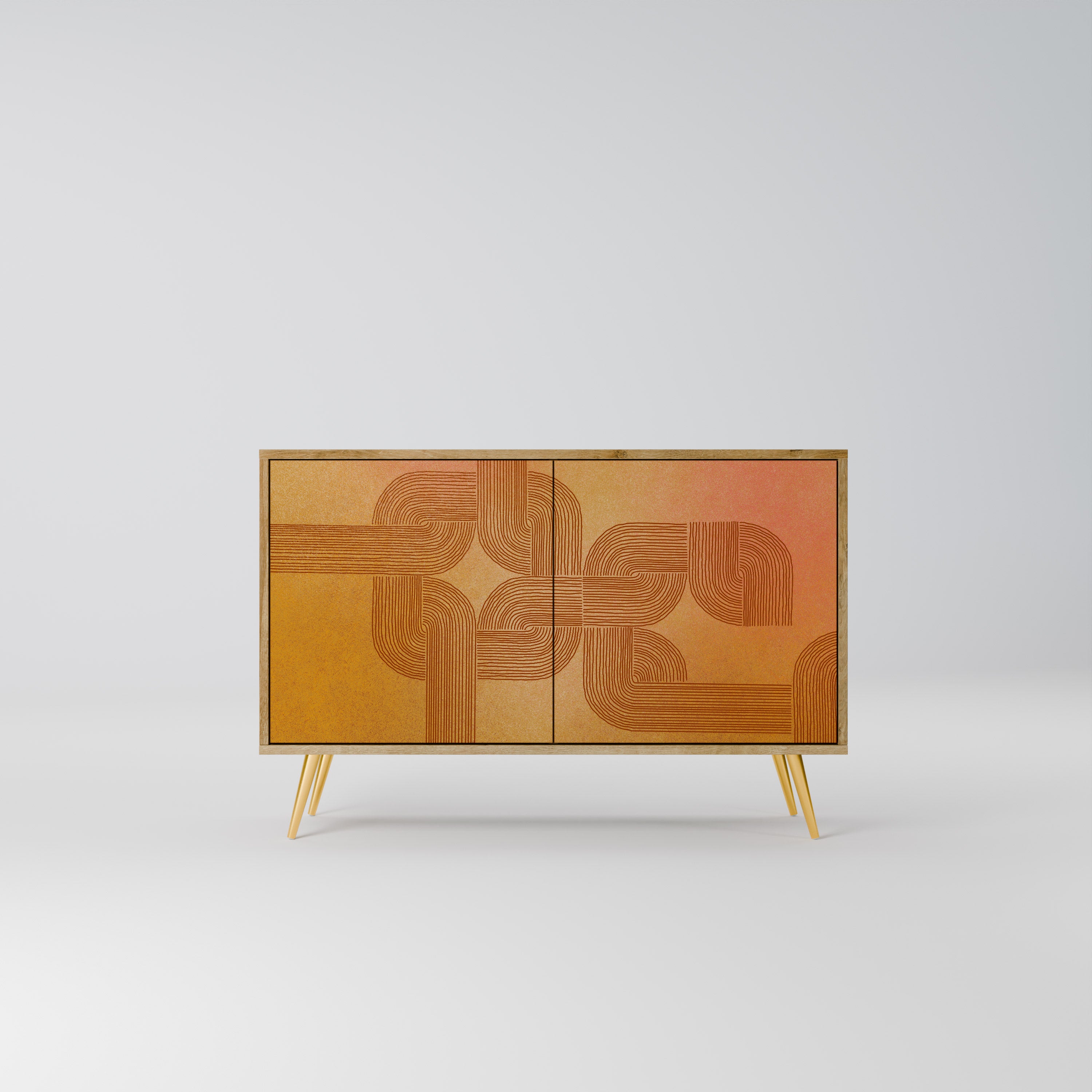 STRENGTHENING RELATION 2-Door Sideboard in Oak Effect