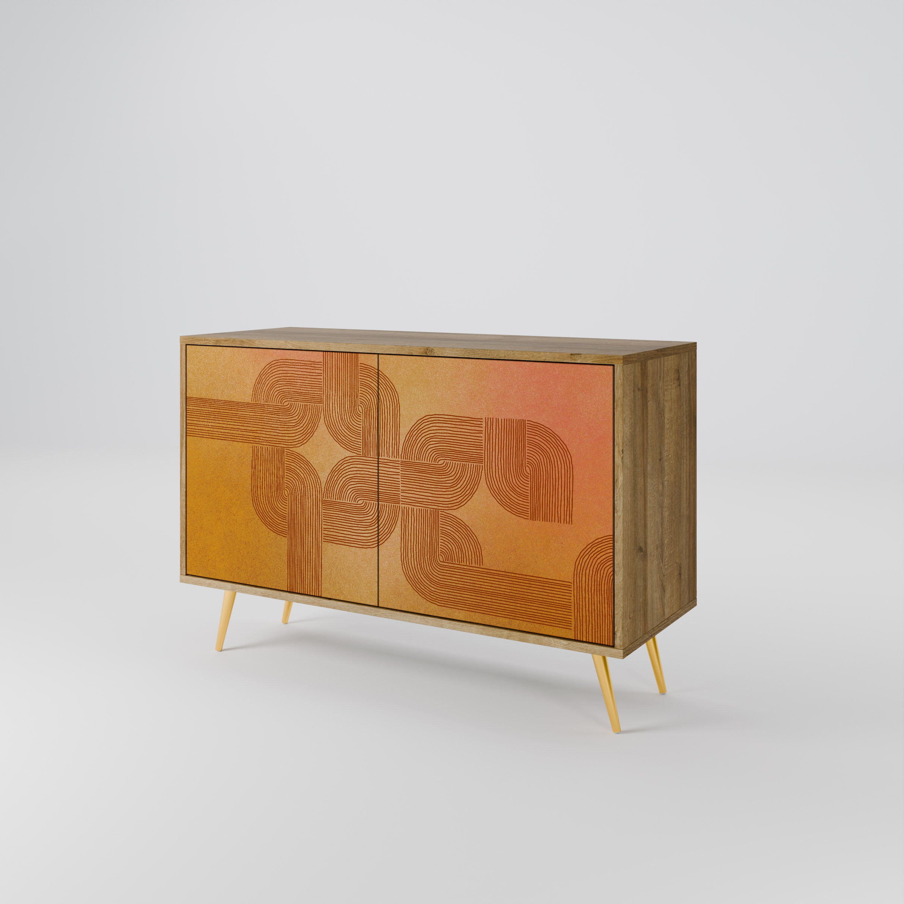 STRENGTHENING RELATION 2-Door Sideboard in Oak Effect