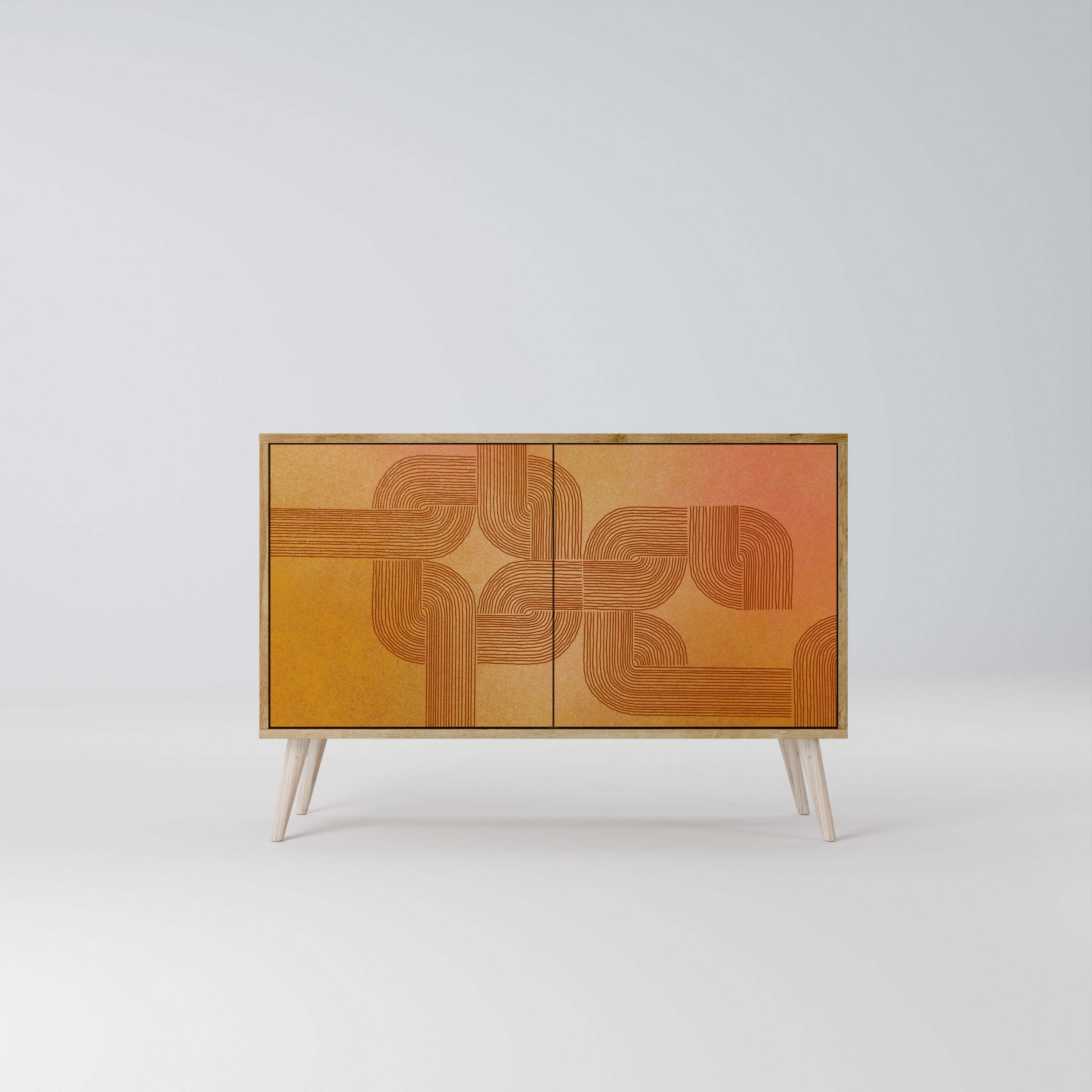 STRENGTHENING RELATION 2-Door Sideboard in Oak Effect