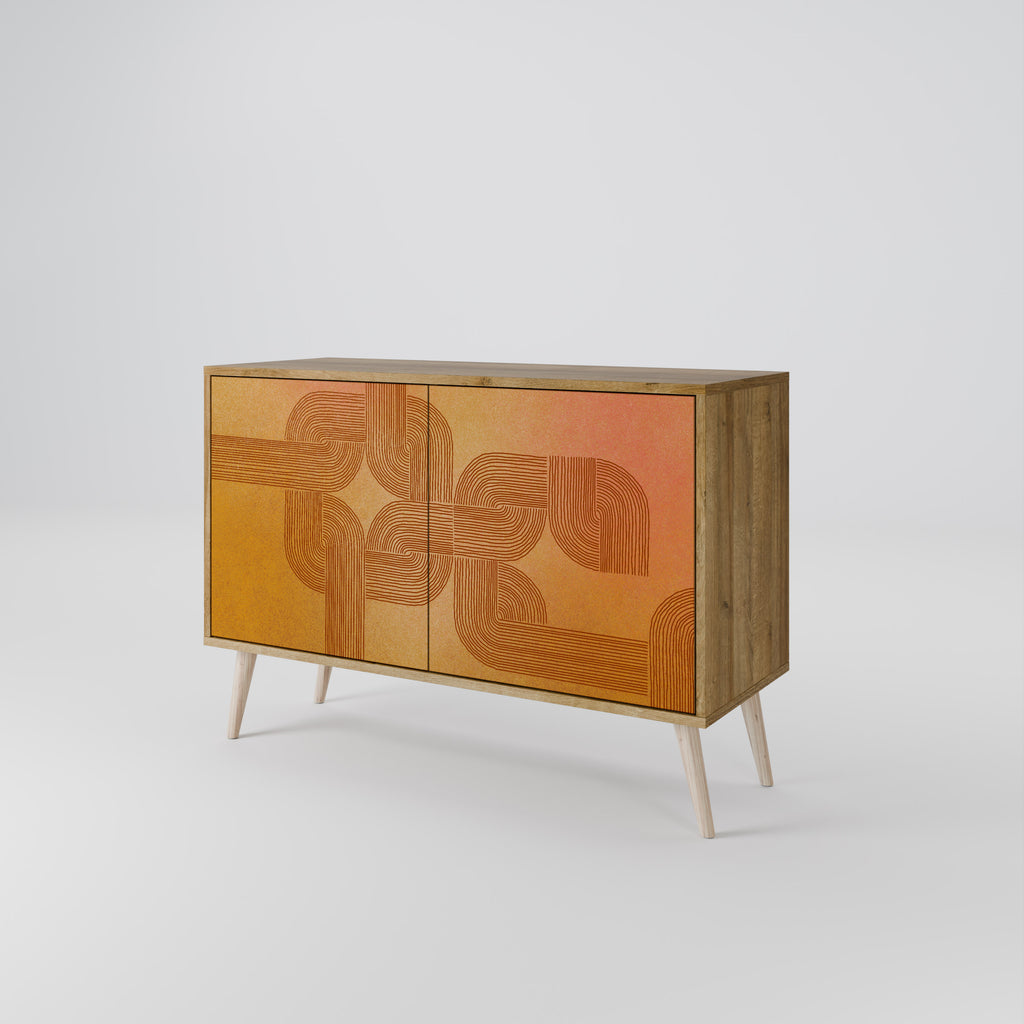 STRENGTHENING RELATION 2-Door Sideboard in Oak Effect