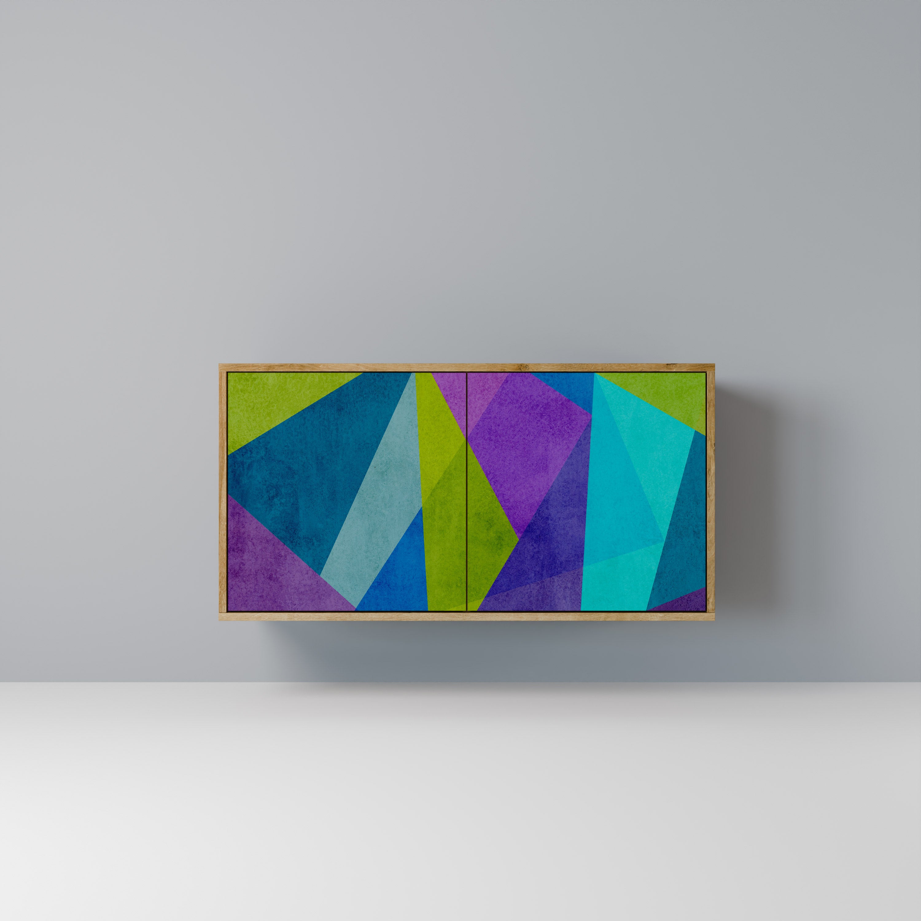 COLD SHOWCASE 2-Door Sideboard in Oak Effect