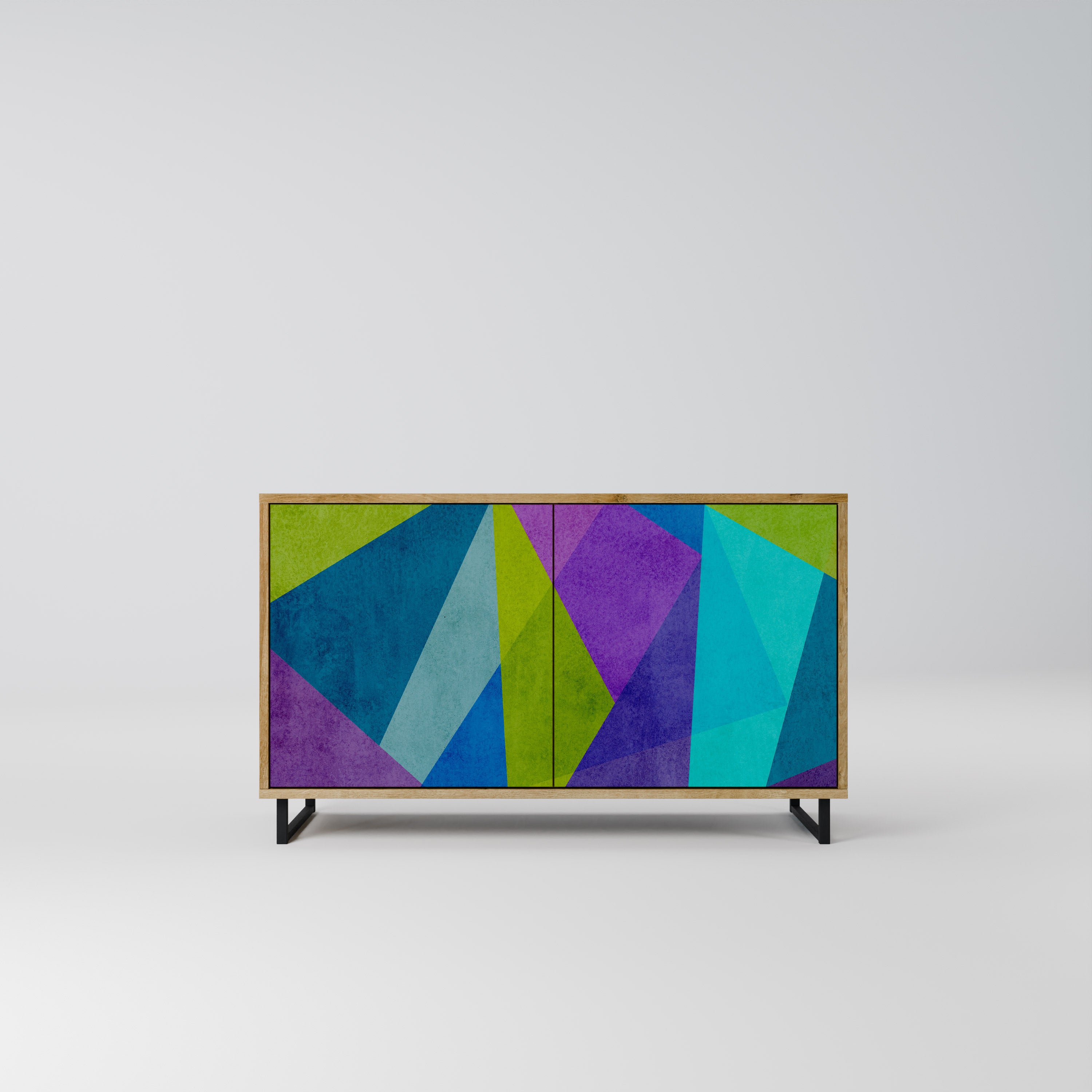 COLD SHOWCASE 2-Door Sideboard in Oak Effect