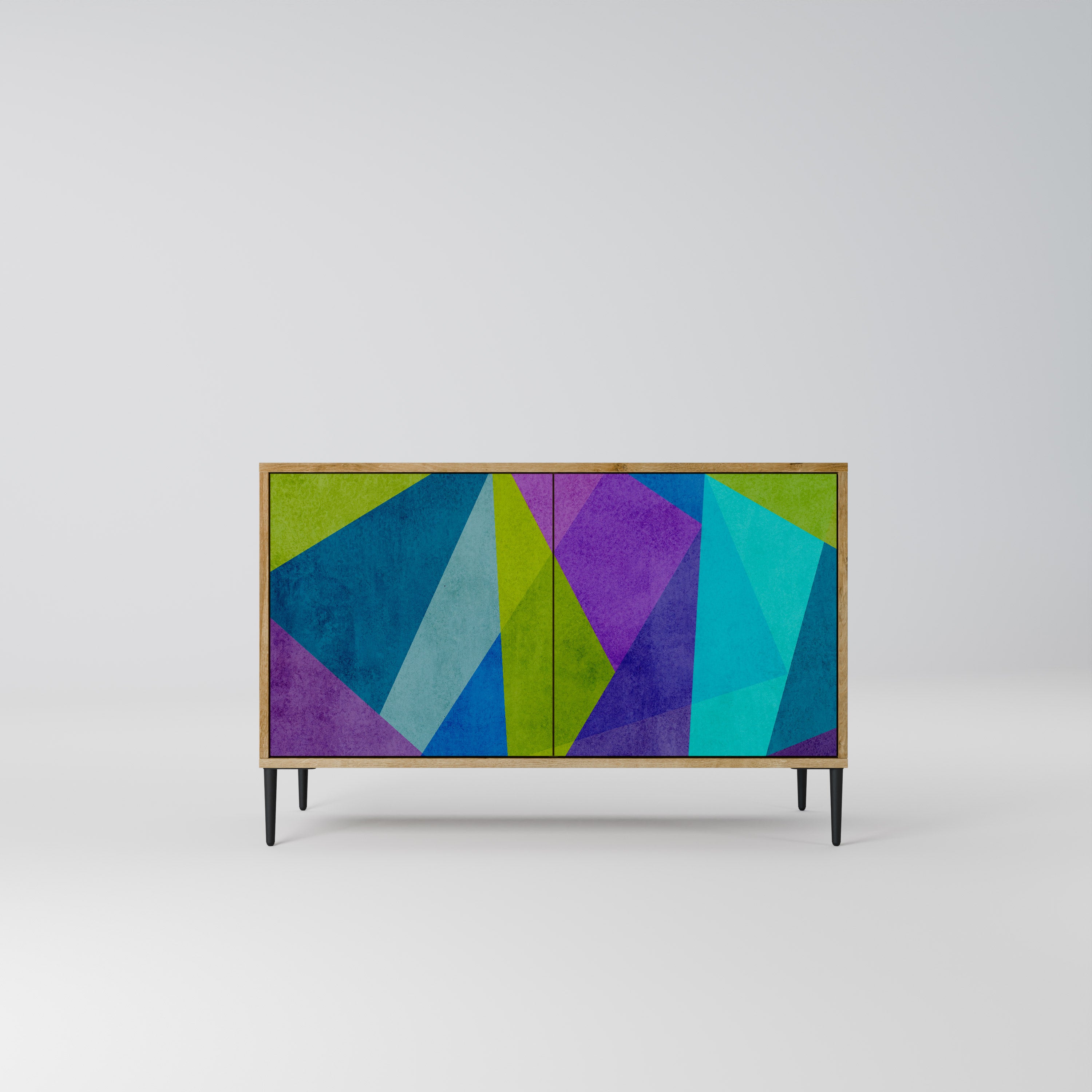 COLD SHOWCASE 2-Door Sideboard in Oak Effect