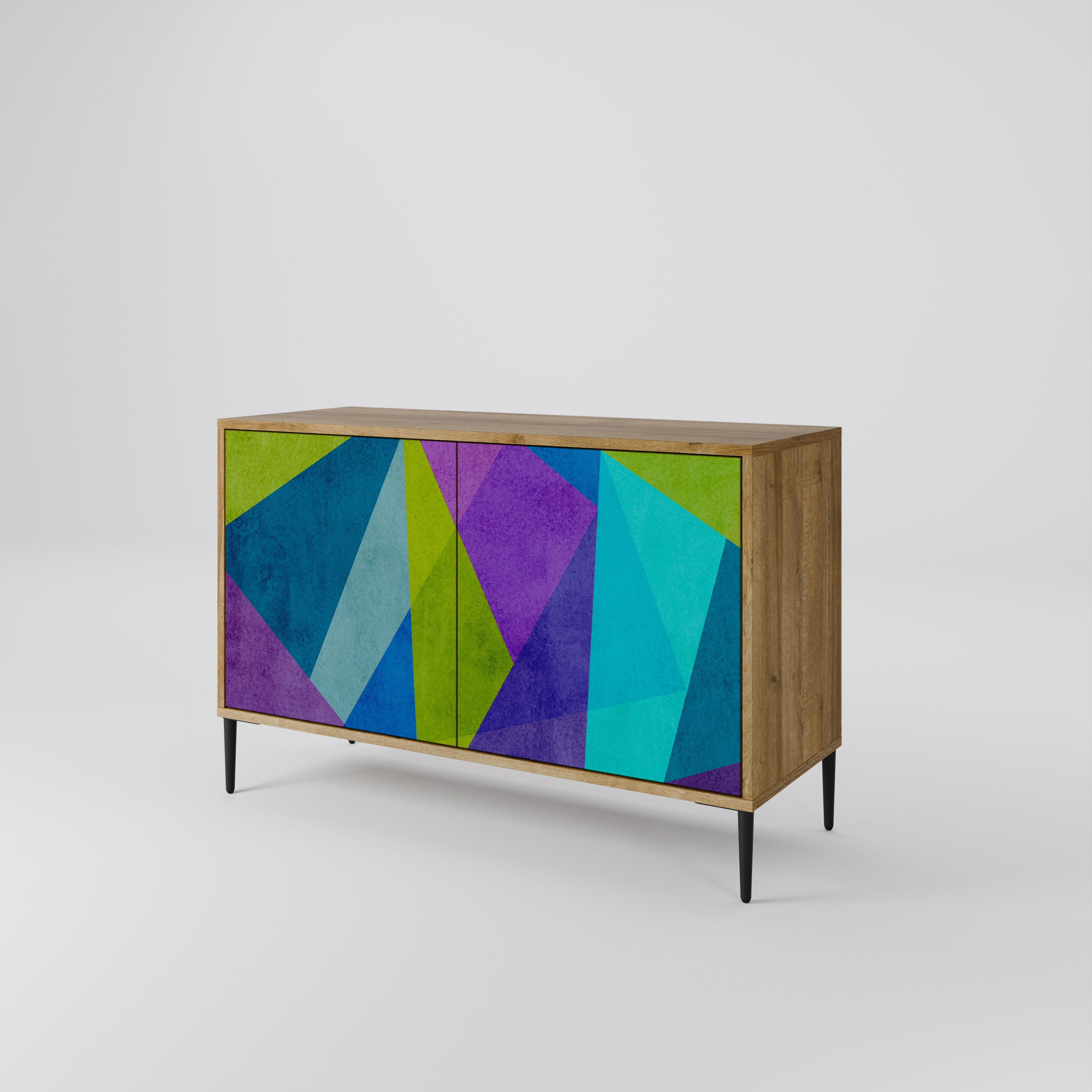 COLD SHOWCASE 2-Door Sideboard in Oak Effect