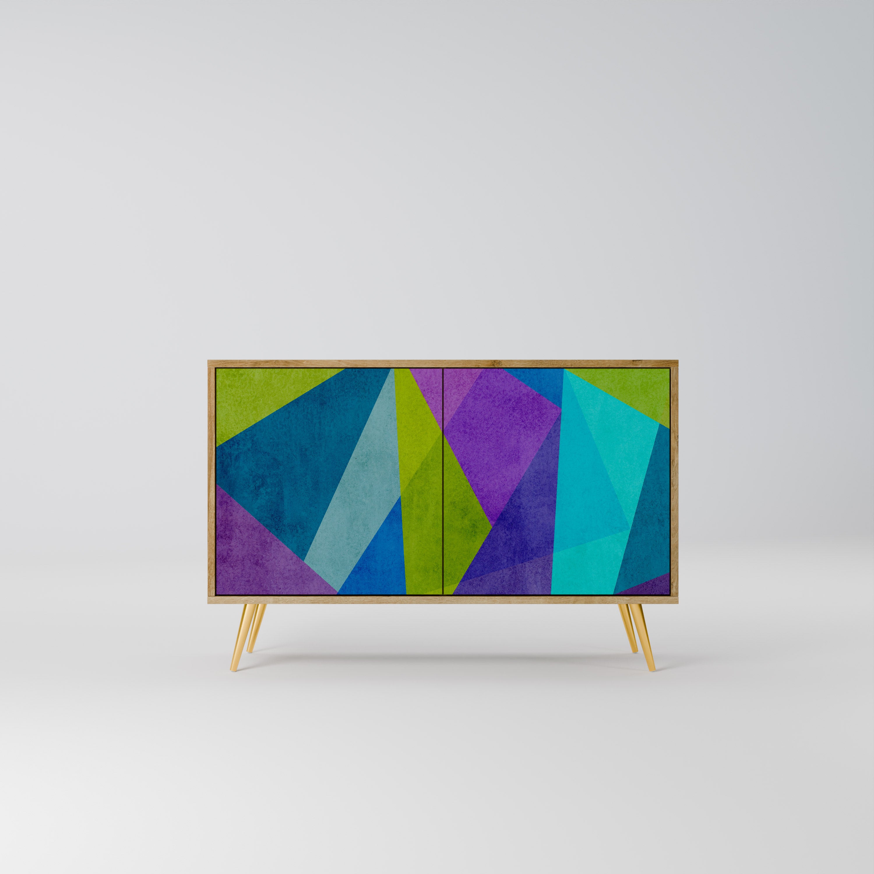 COLD SHOWCASE 2-Door Sideboard in Oak Effect