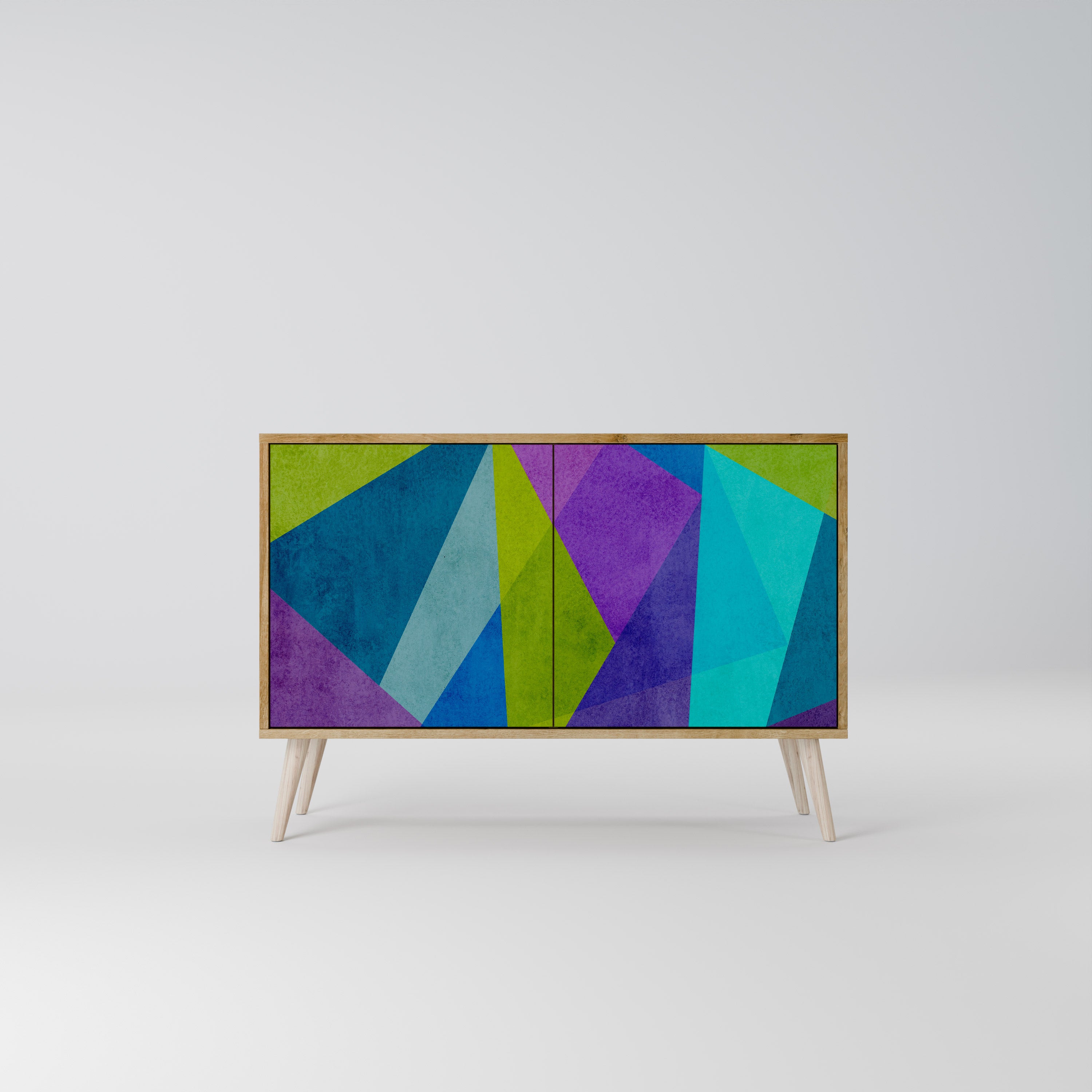 COLD SHOWCASE 2-Door Sideboard in Oak Effect