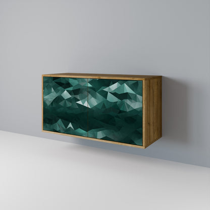 POLYGONAL FLOATING Aparador de 2 Puertas