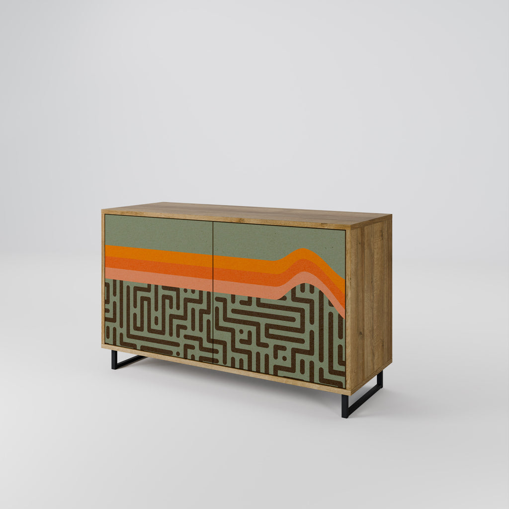 SIMPLE SOLUTIONS 2-Door Sideboard in Oak Effect