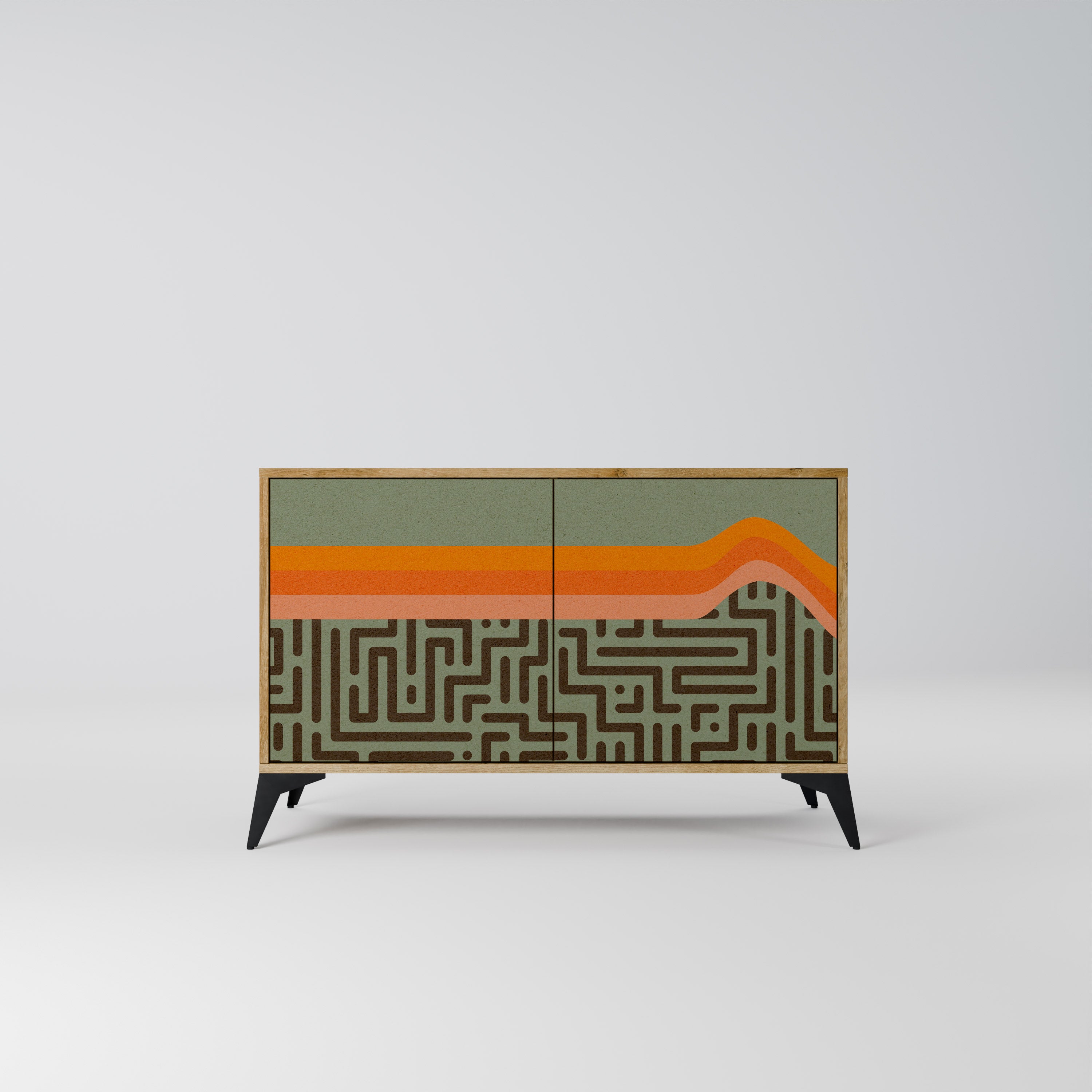 SIMPLE SOLUTIONS 2-Door Sideboard in Oak Effect