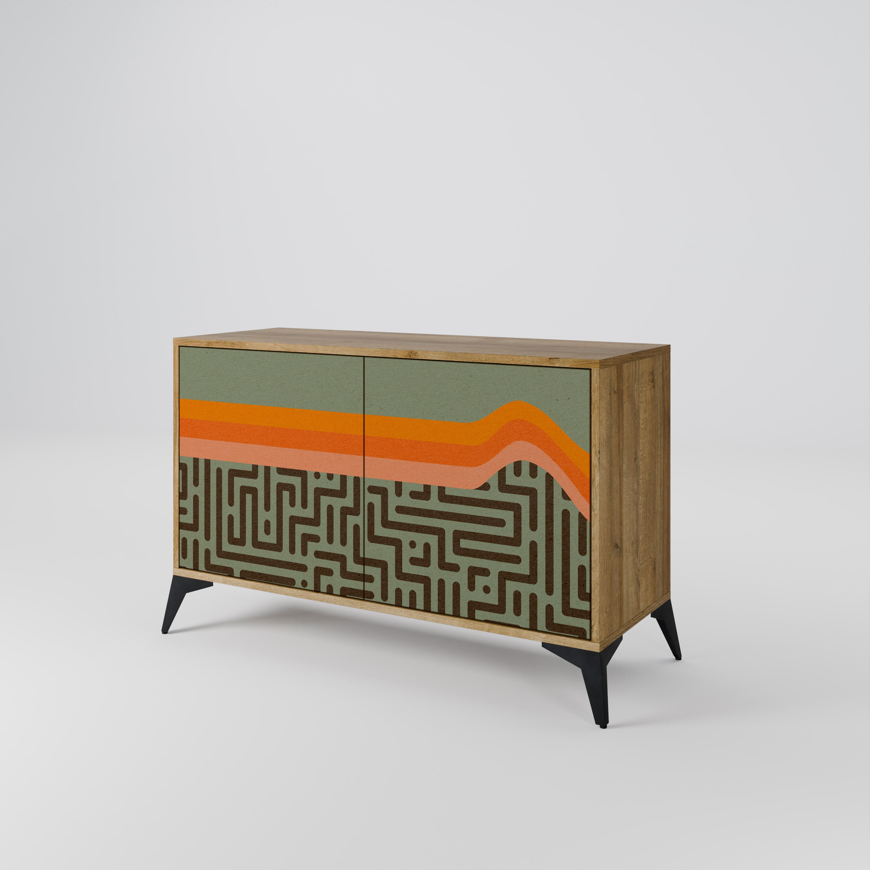 SIMPLE SOLUTIONS 2-Door Sideboard in Oak Effect