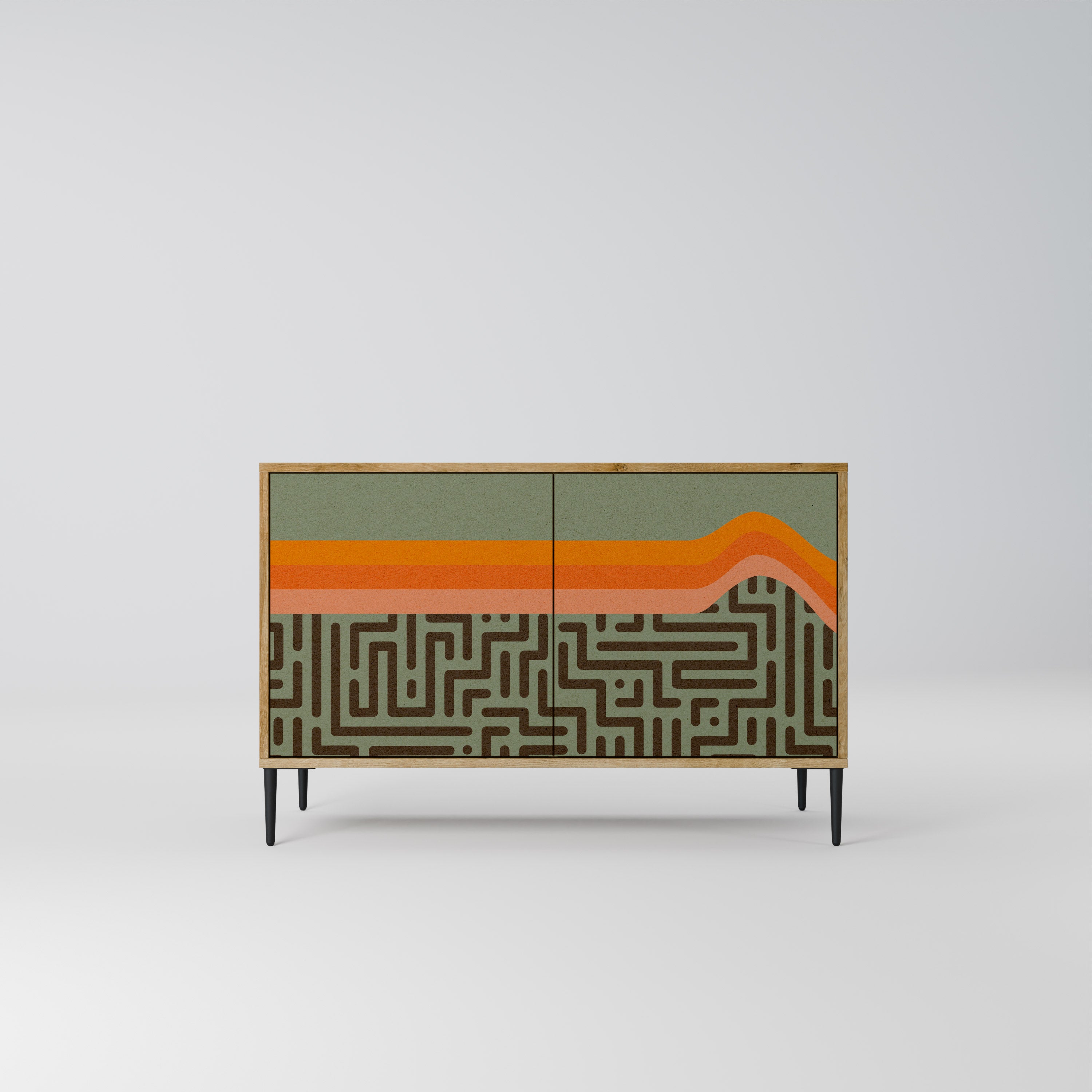 SIMPLE SOLUTIONS 2-Door Sideboard in Oak Effect
