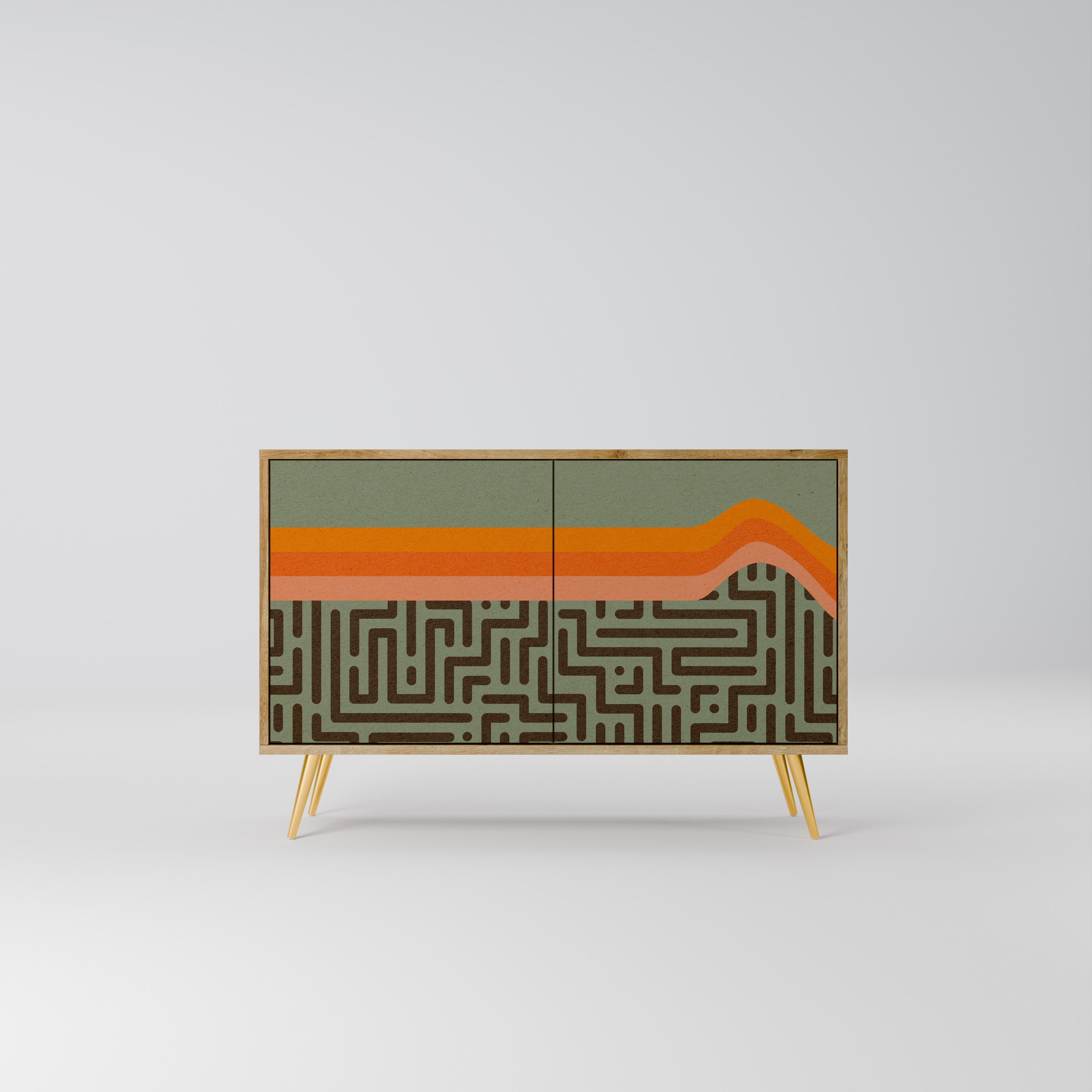 SIMPLE SOLUTIONS 2-Door Sideboard in Oak Effect