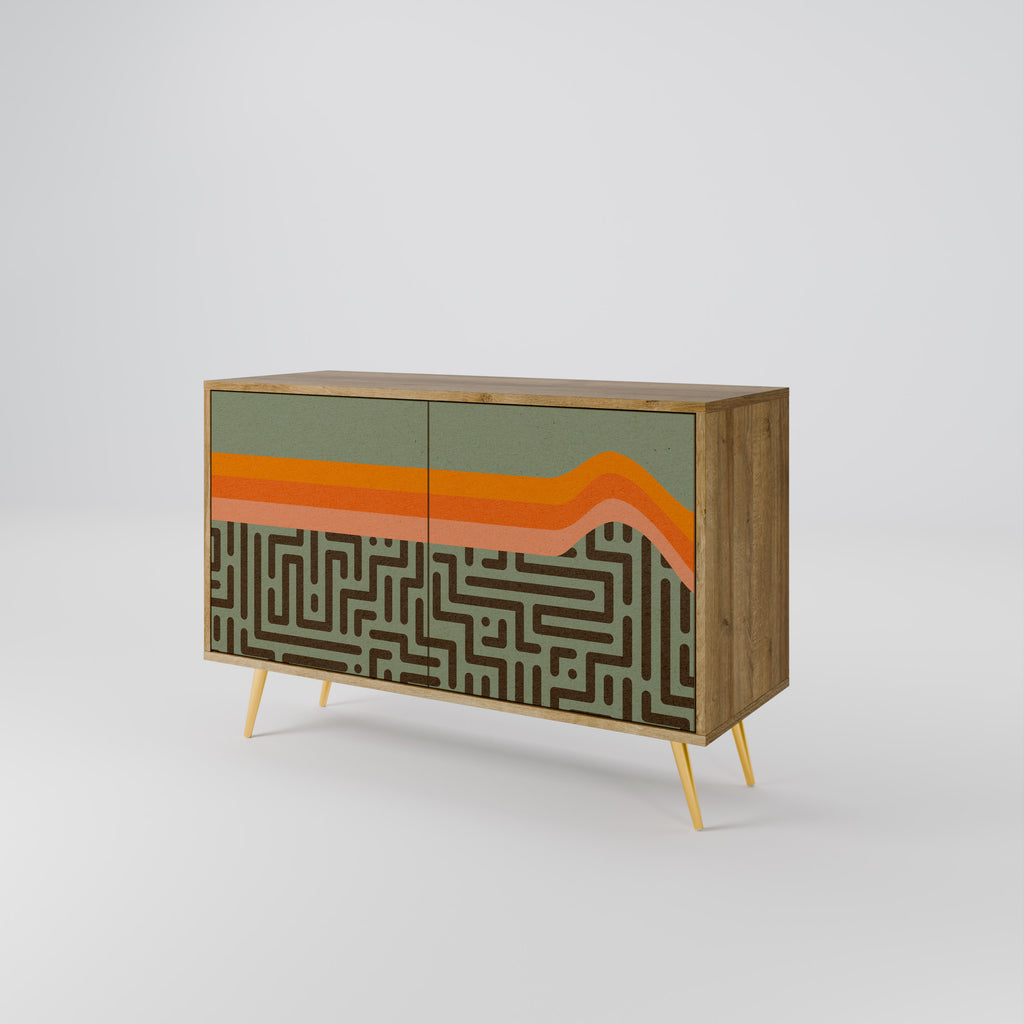 SIMPLE SOLUTIONS 2-Door Sideboard in Oak Effect