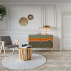 SIMPLE SOLUTIONS Aparador de 2 Puertas en Efecto Roble